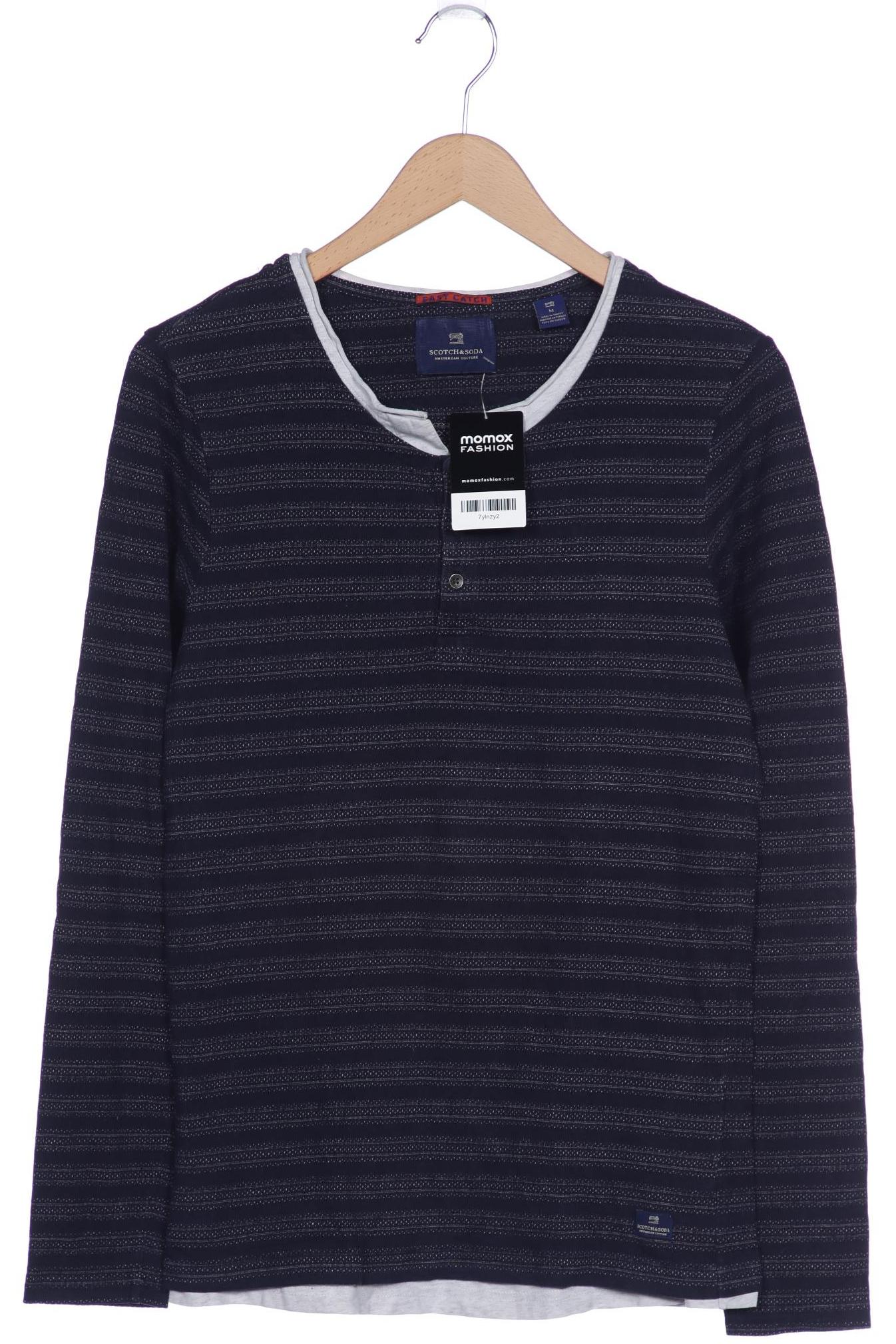 

Scotch & Soda Herren Langarmshirt, marineblau, Gr. 48