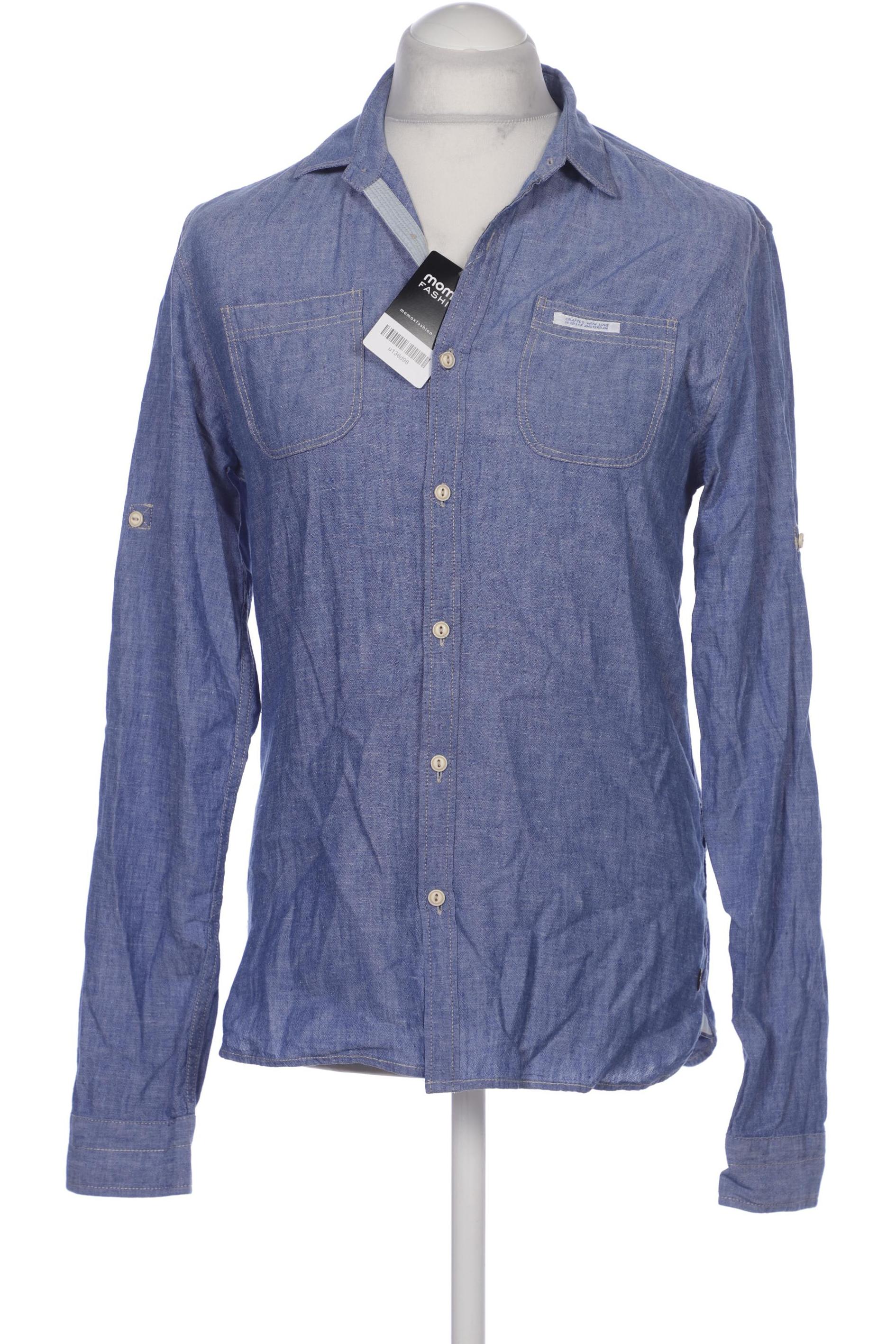 

Scotch & Soda Herren Hemd, blau, Gr. 48