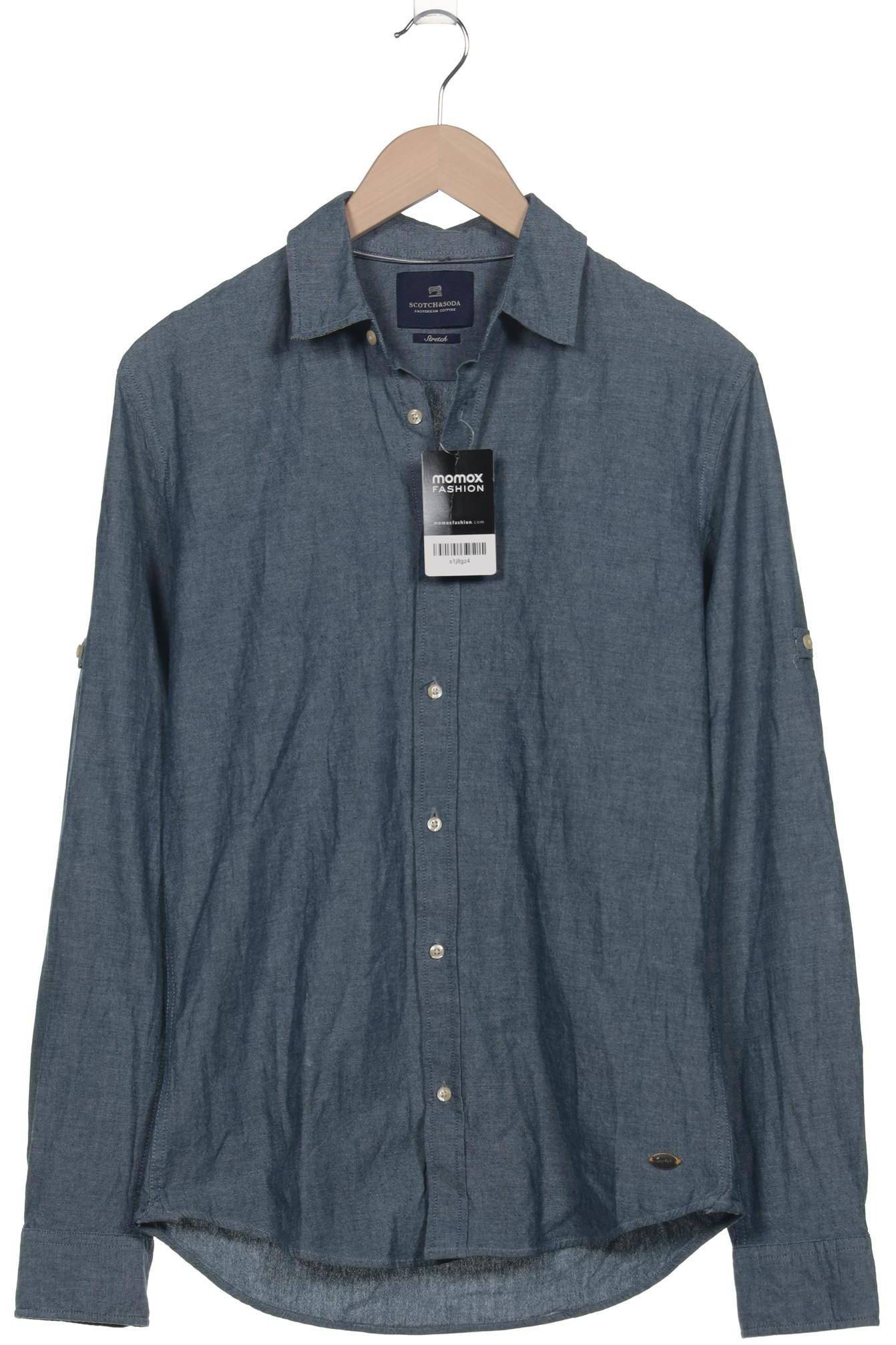 

Scotch & Soda Herren Hemd, blau, Gr. 46