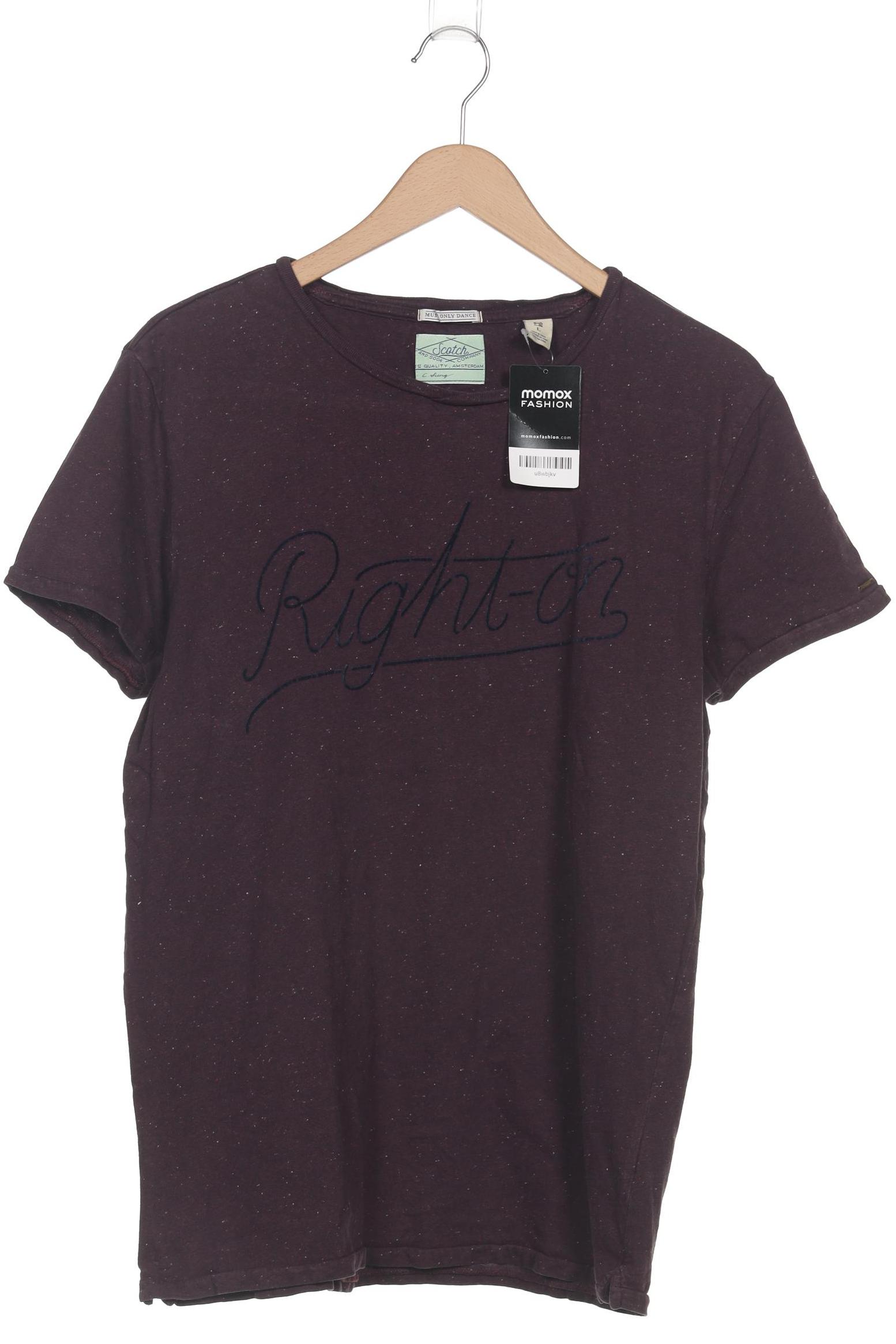 

Scotch & Soda Herren T-Shirt, bordeaux, Gr. 52