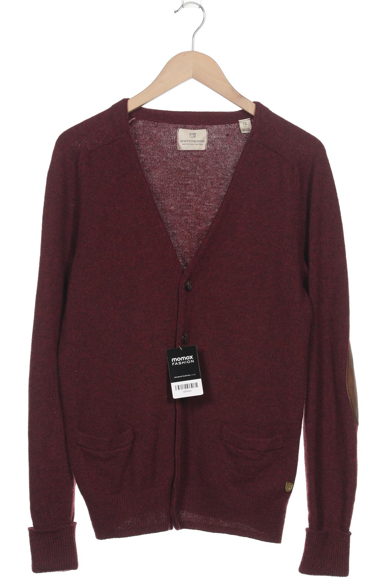 

Scotch & Soda Herren Strickjacke, bordeaux, Gr. 52