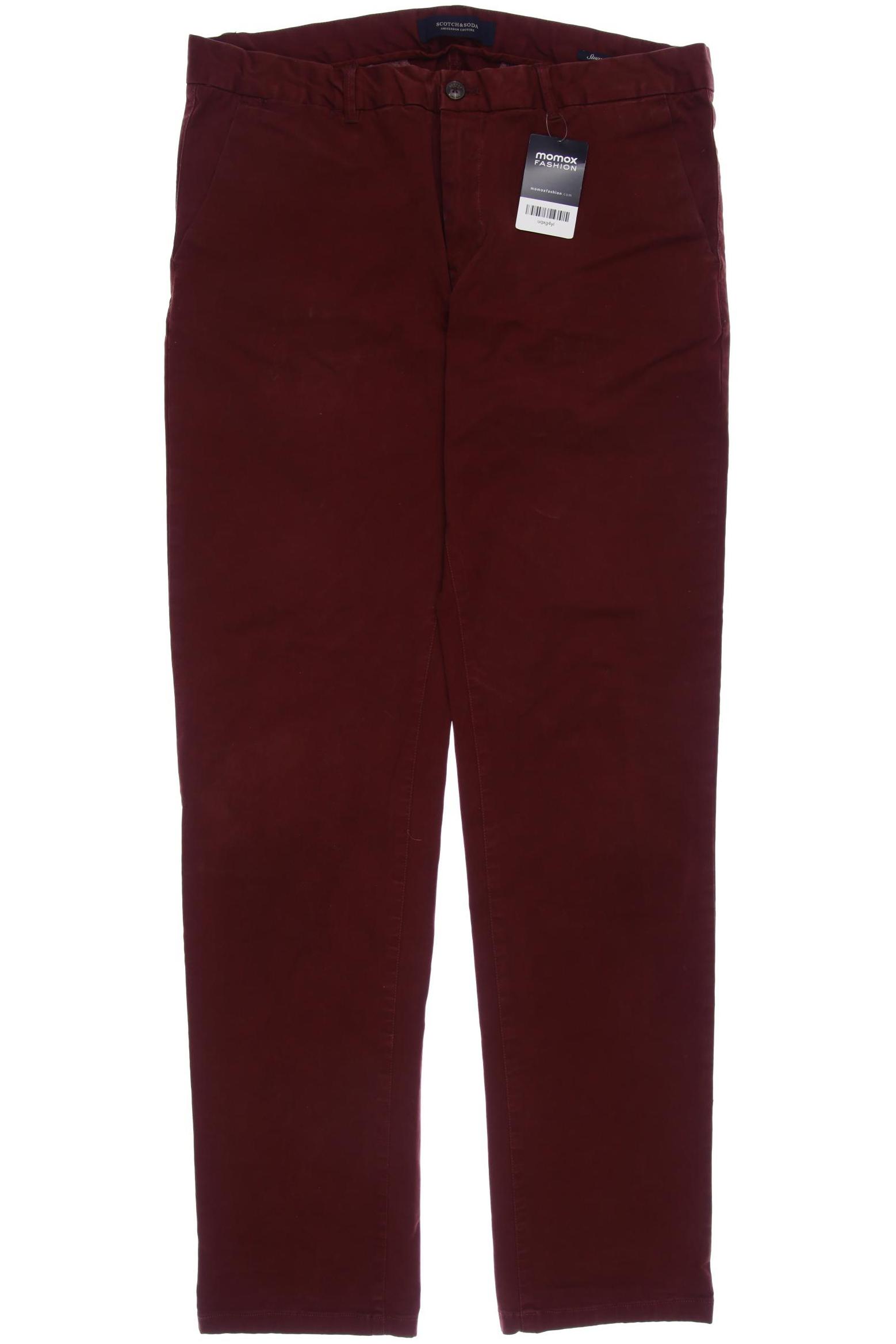 

Scotch & Soda Herren Stoffhose, bordeaux