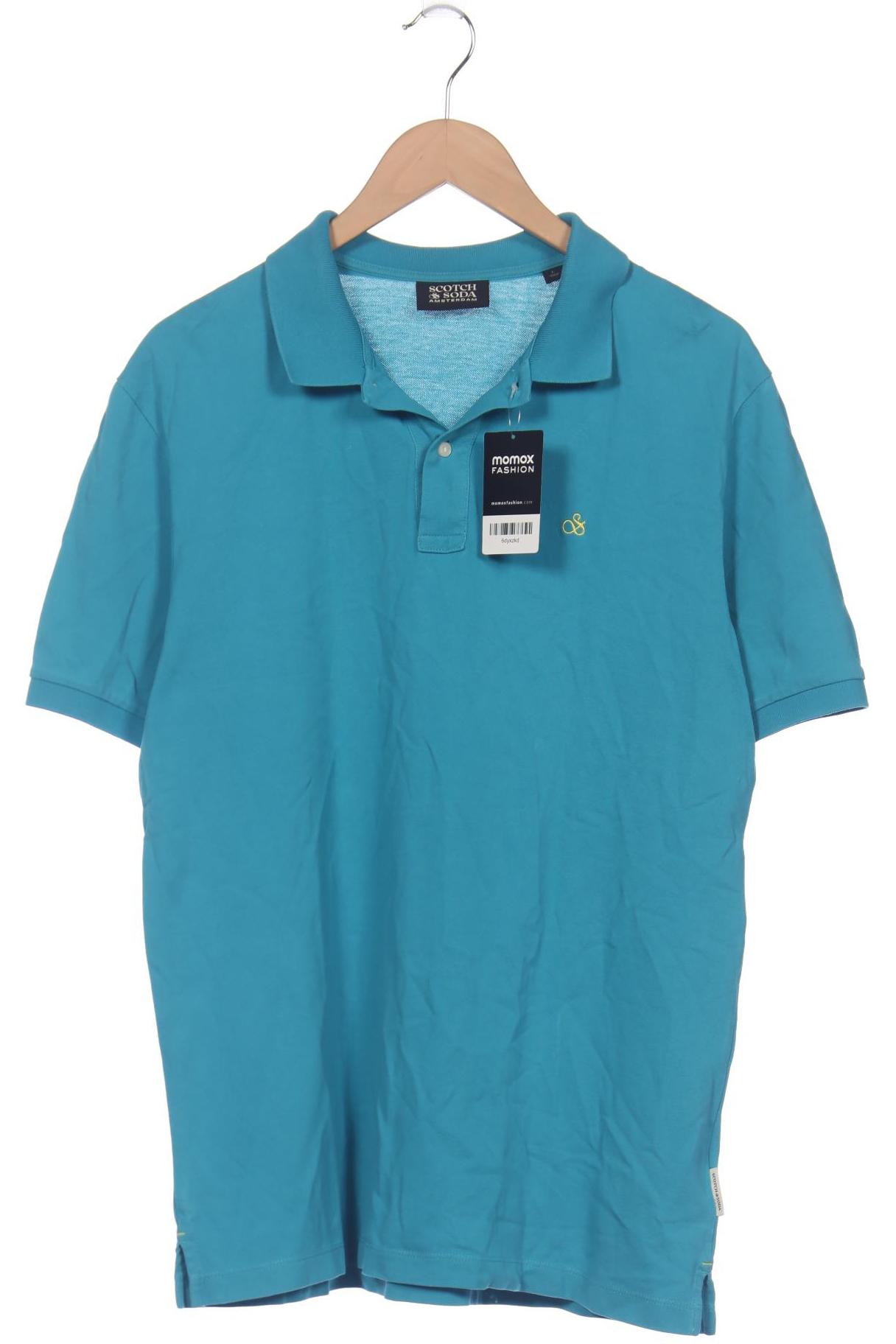 

Scotch & Soda Herren Poloshirt, blau, Gr. 52