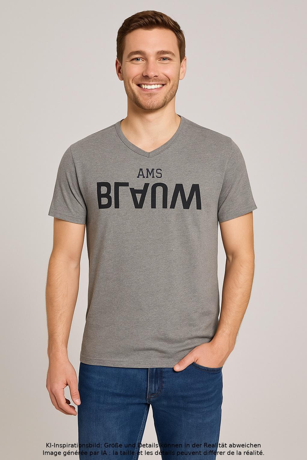 

Scotch & Soda Herren T-Shirt, grau, Gr. 48