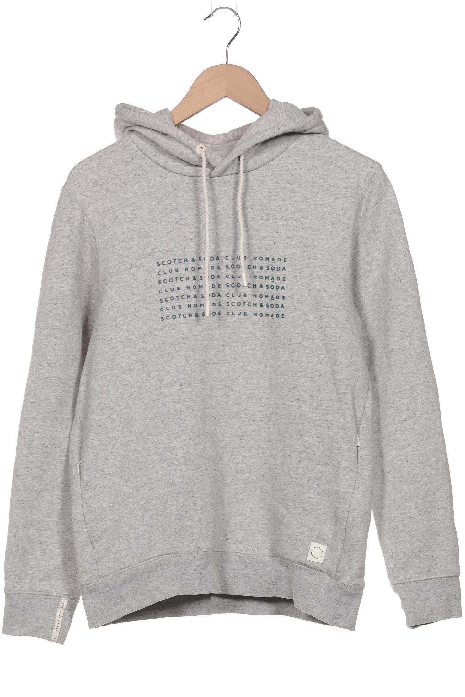 

Scotch & Soda Herren Kapuzenpullover, grau, Gr. 48