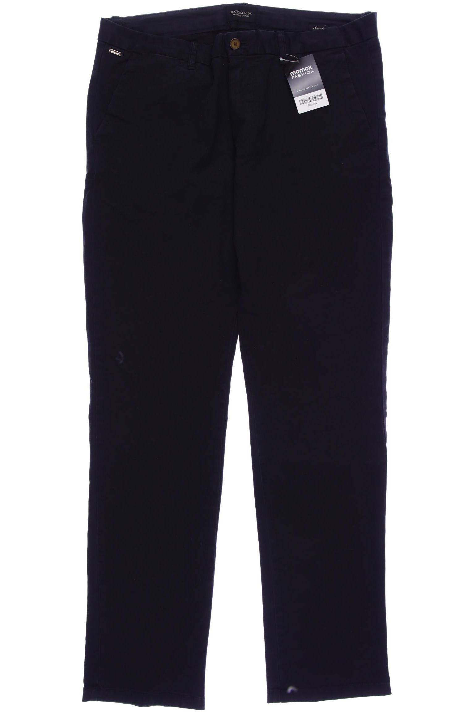 

Scotch & Soda Herren Stoffhose, schwarz
