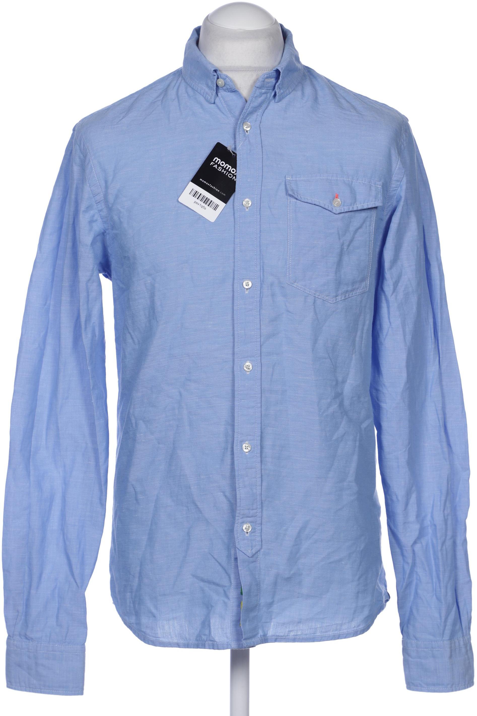 

Scotch & Soda Herren Hemd, blau, Gr. 48