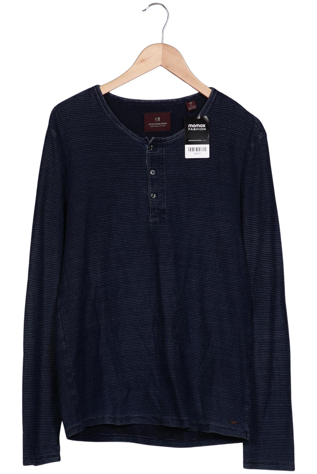 

Scotch & Soda Herren Langarmshirt, marineblau, Gr. 52
