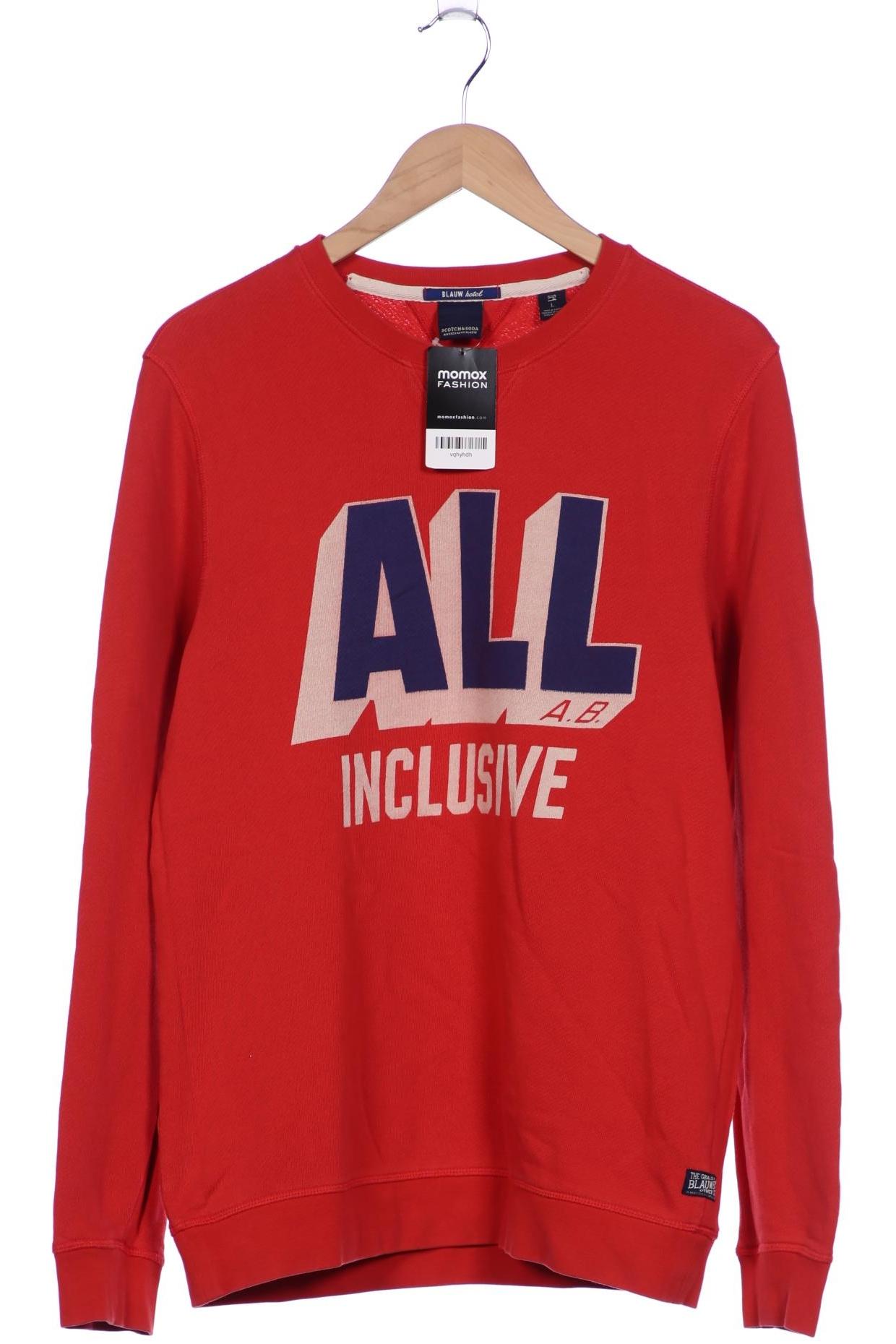 

Scotch & Soda Herren Sweatshirt, rot, Gr. 52