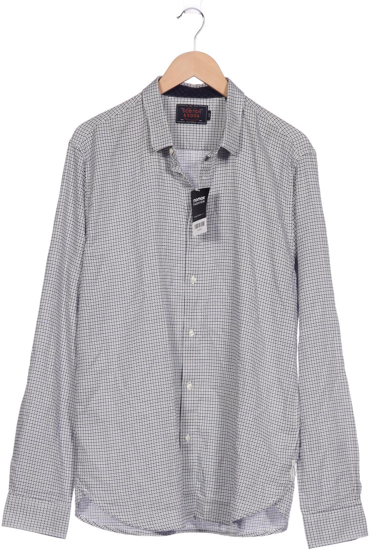 

Scotch & Soda Herren Hemd, blau, Gr. 56