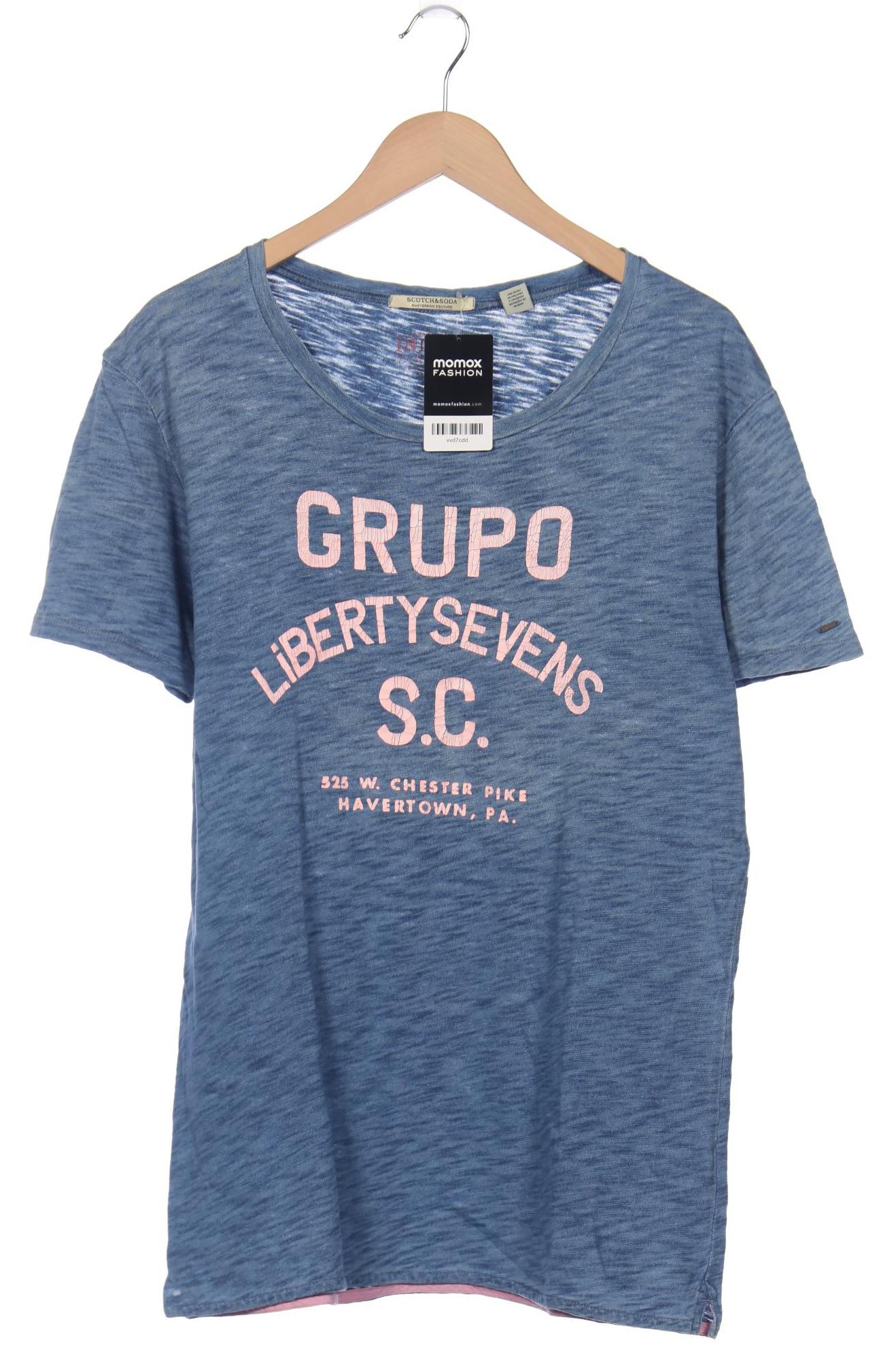 

Scotch & Soda Herren T-Shirt, blau