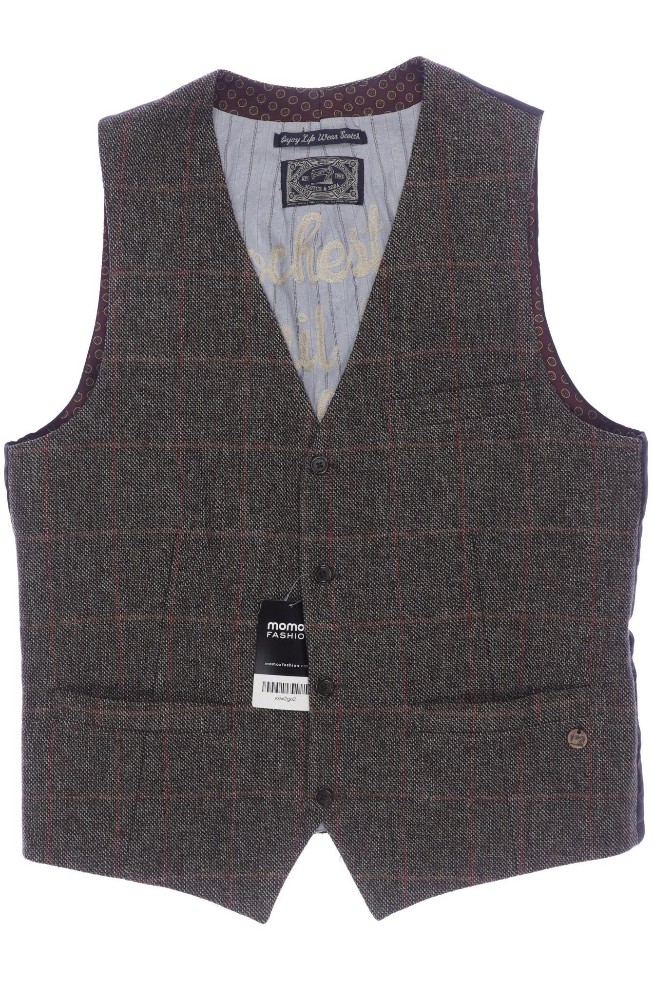 

Scotch & Soda Herren Weste, braun, Gr. 52