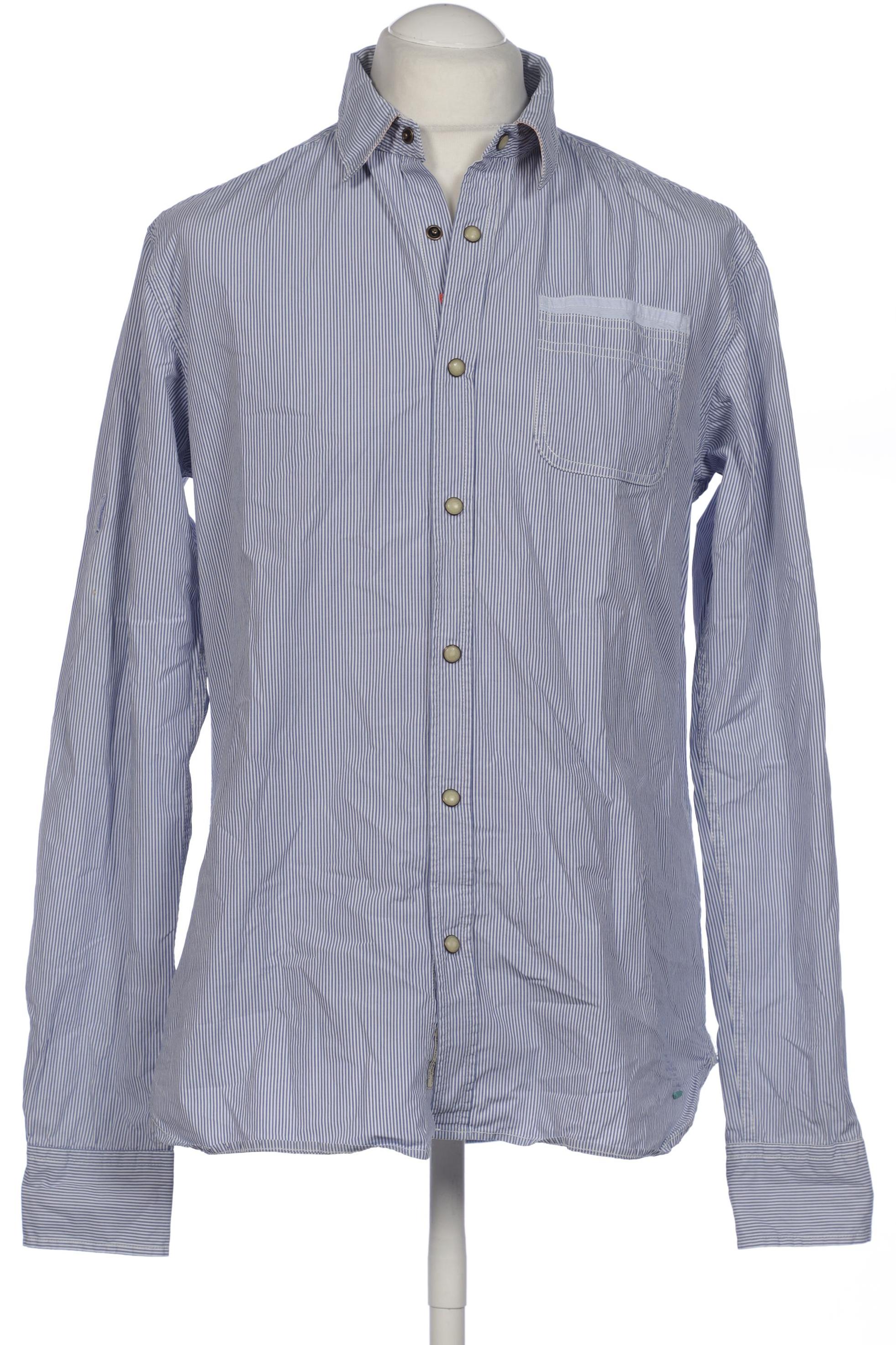 

Scotch & Soda Herren Hemd, blau, Gr. 52