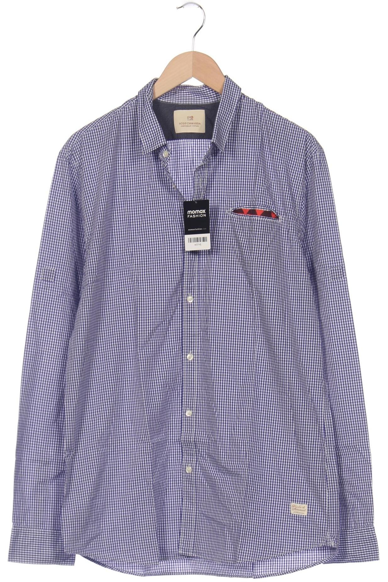 

Scotch & Soda Herren Hemd, blau, Gr. 56