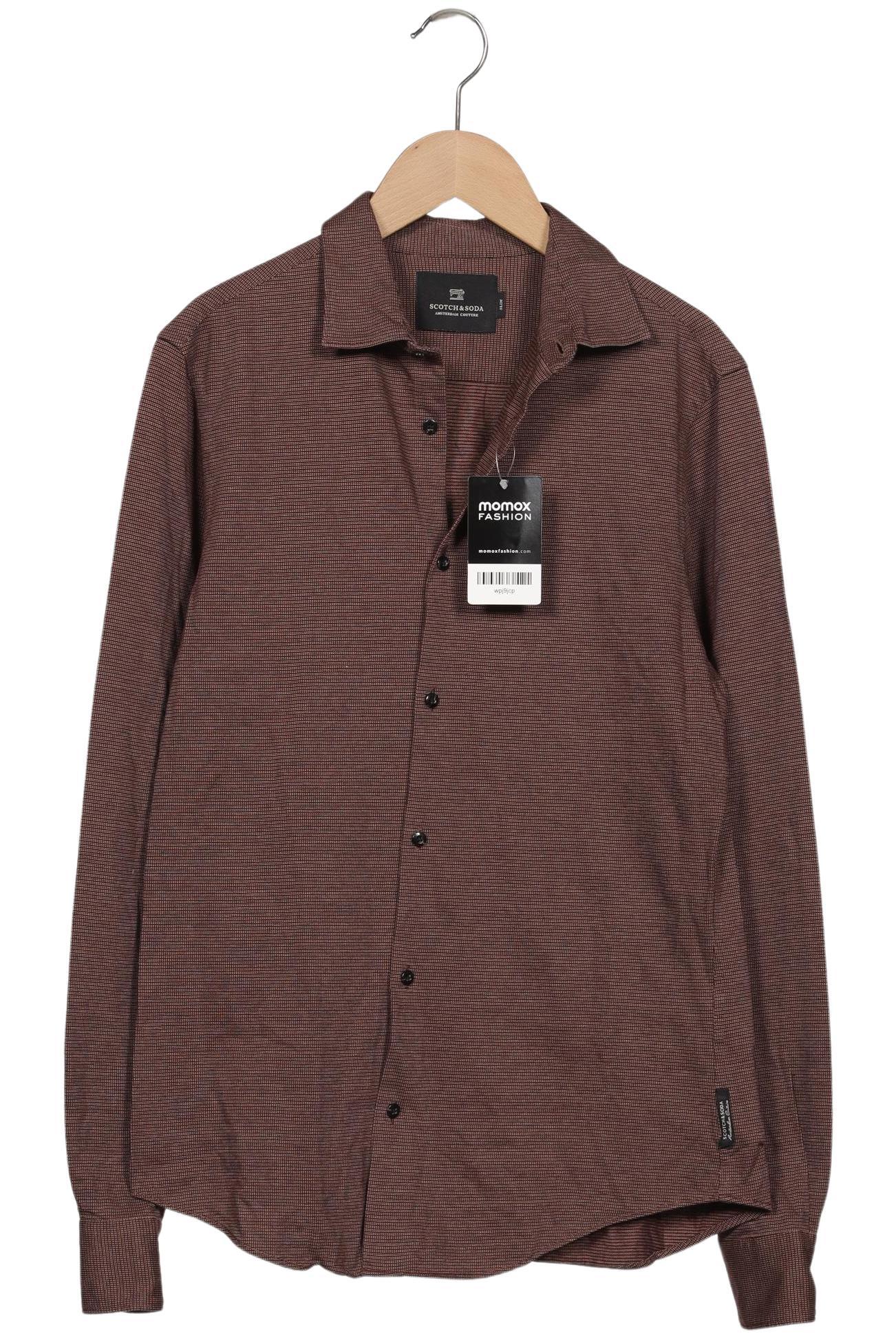 

Scotch & Soda Herren Hemd, bordeaux, Gr. 46