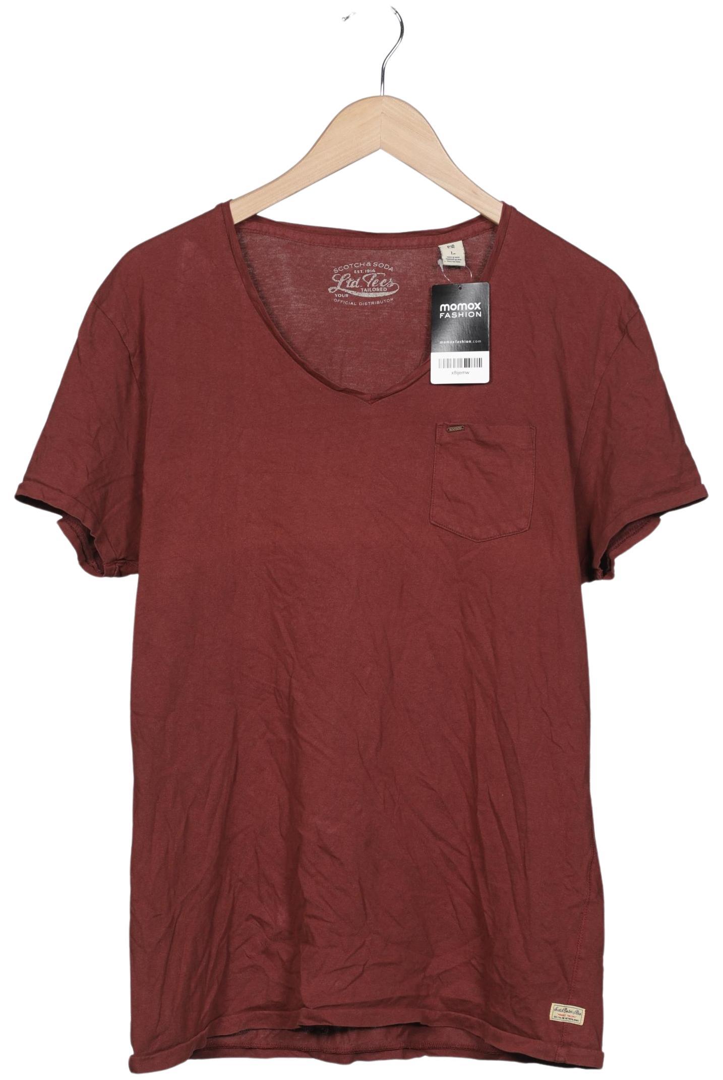 

Scotch & Soda Herren T-Shirt, bordeaux, Gr. 52