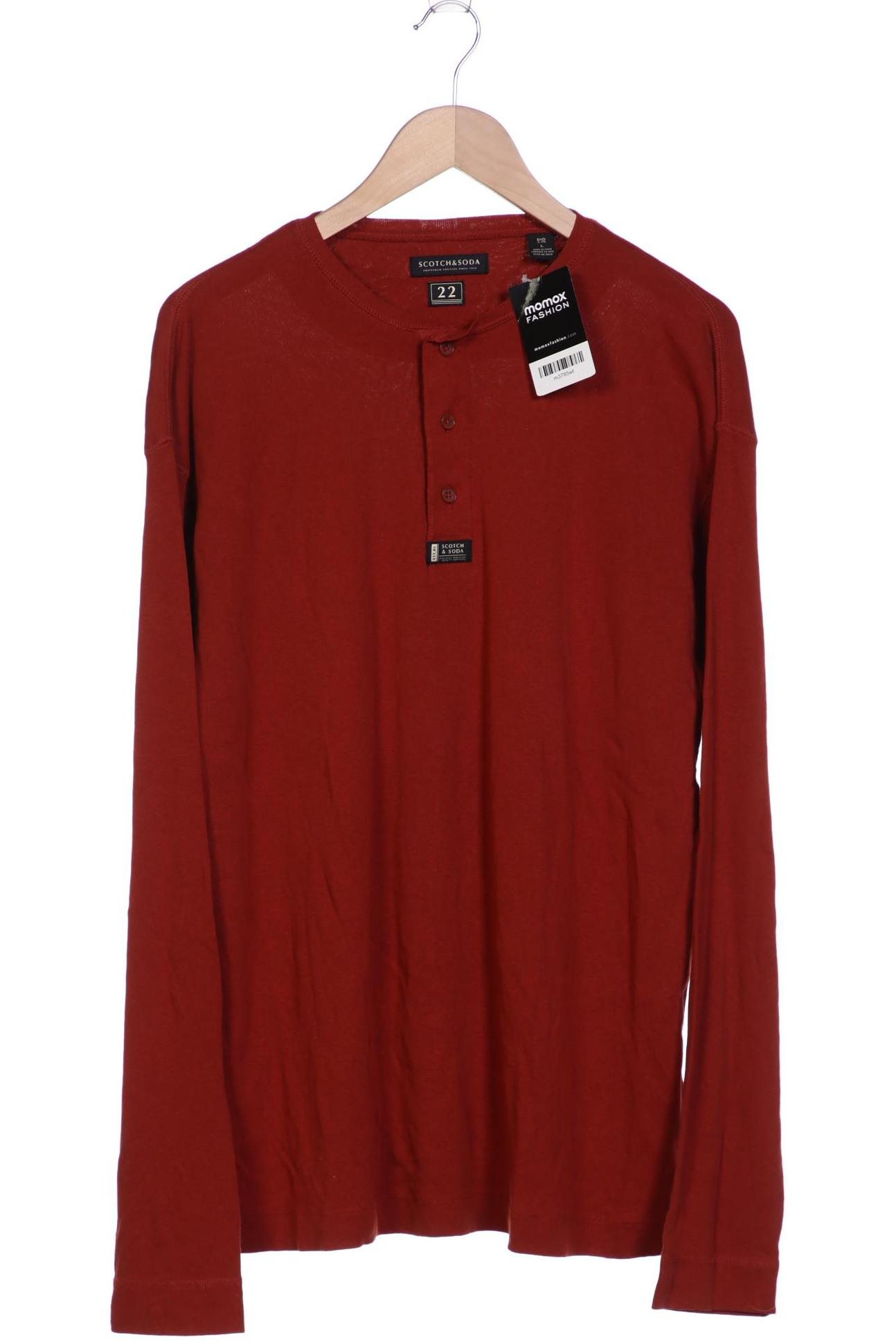 

Scotch & Soda Herren Langarmshirt, orange