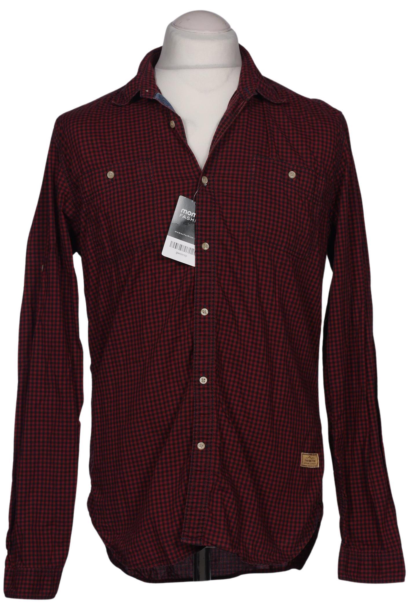 

Scotch & Soda Herren Hemd, bordeaux, Gr. 52