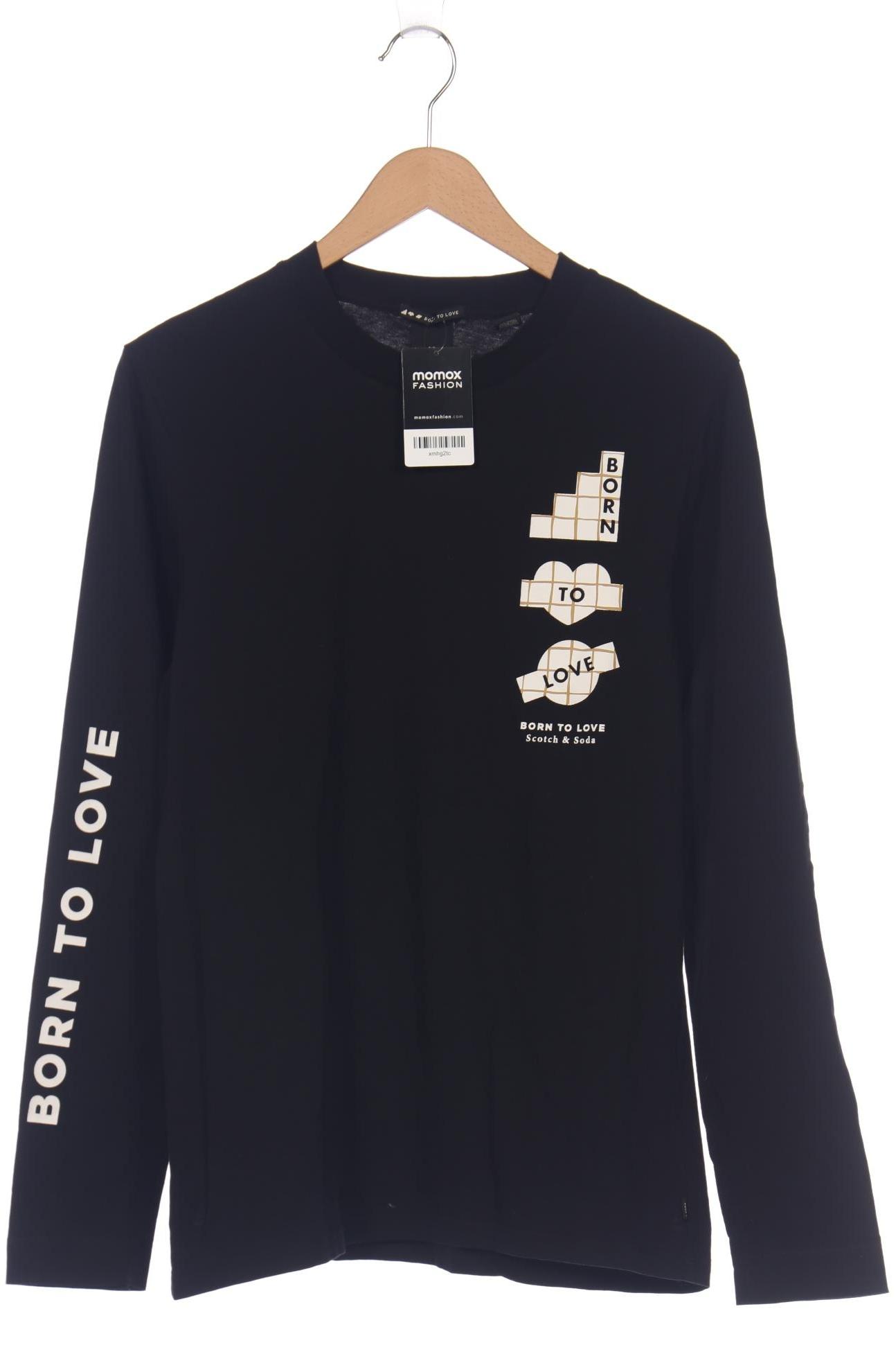 

Scotch & Soda Herren Langarmshirt, schwarz, Gr. 48