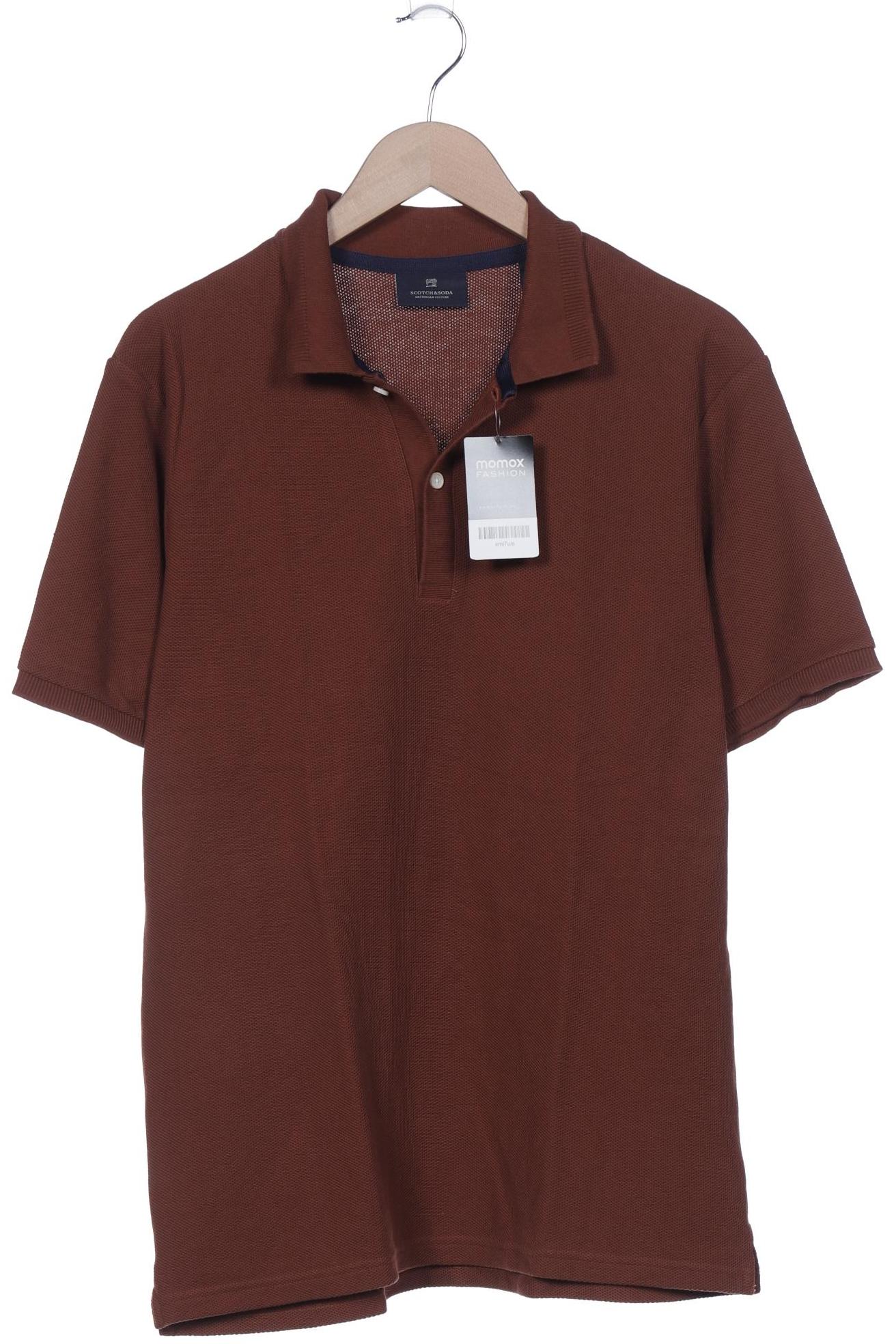 

Scotch & Soda Herren Poloshirt, braun, Gr. 52