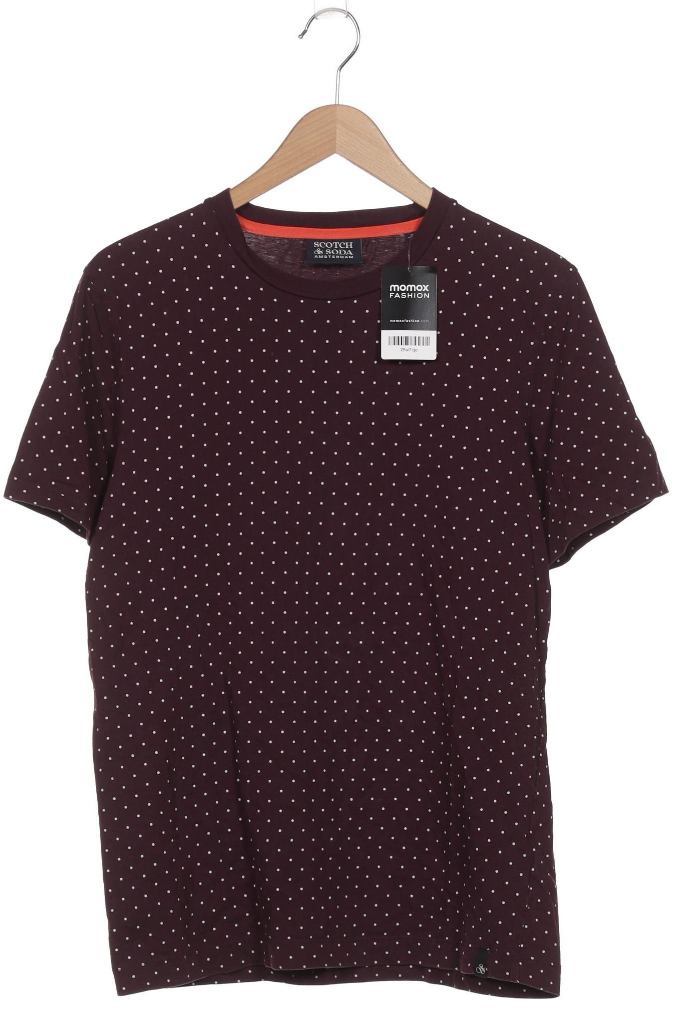 

Scotch & Soda Herren T-Shirt, bordeaux, Gr. 48
