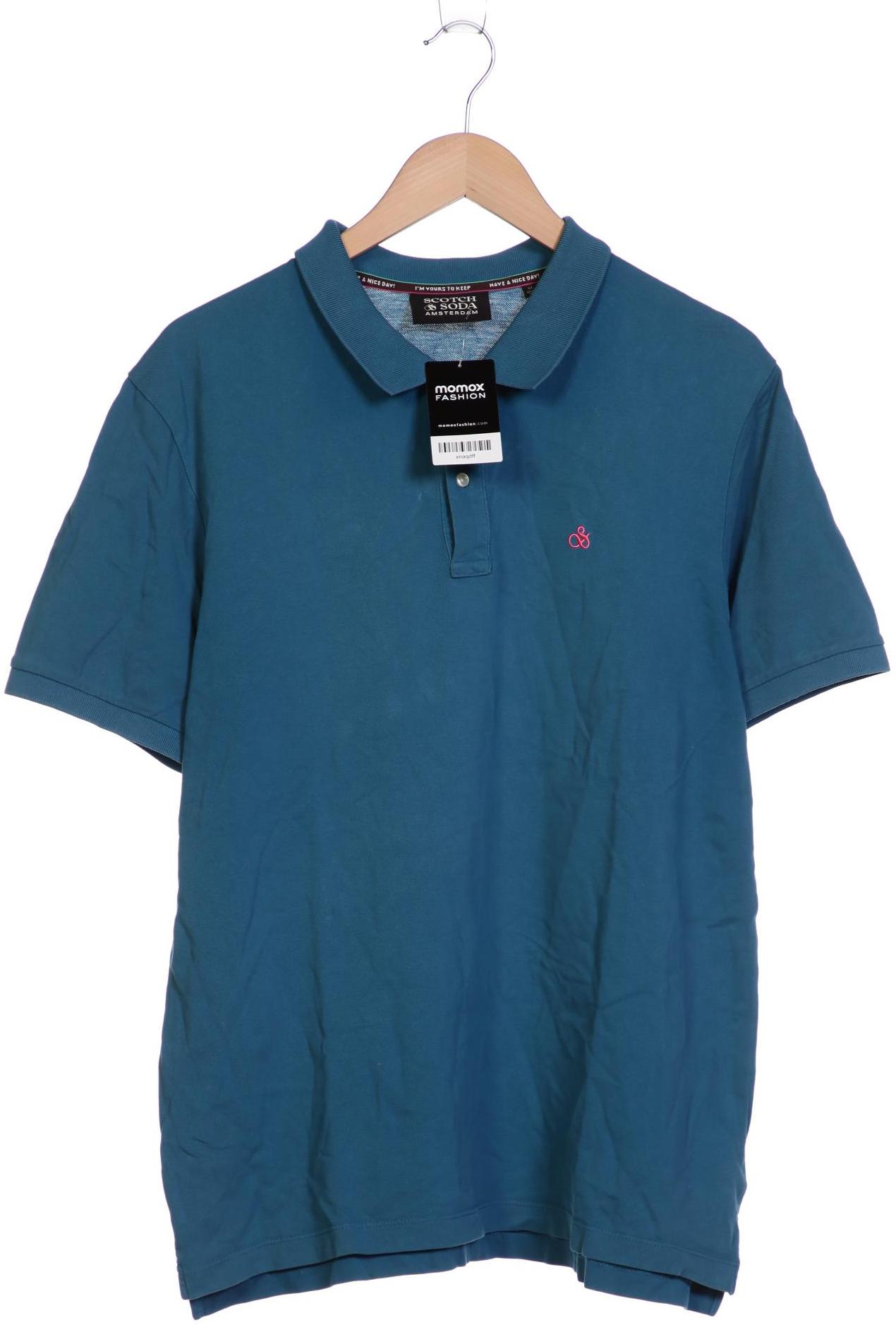 

Scotch & Soda Herren Poloshirt, blau