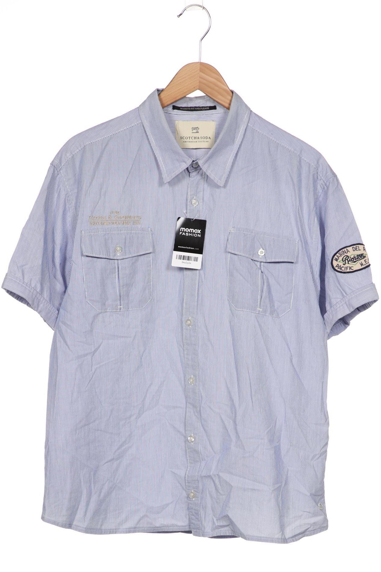 

Scotch & Soda Herren Hemd, blau