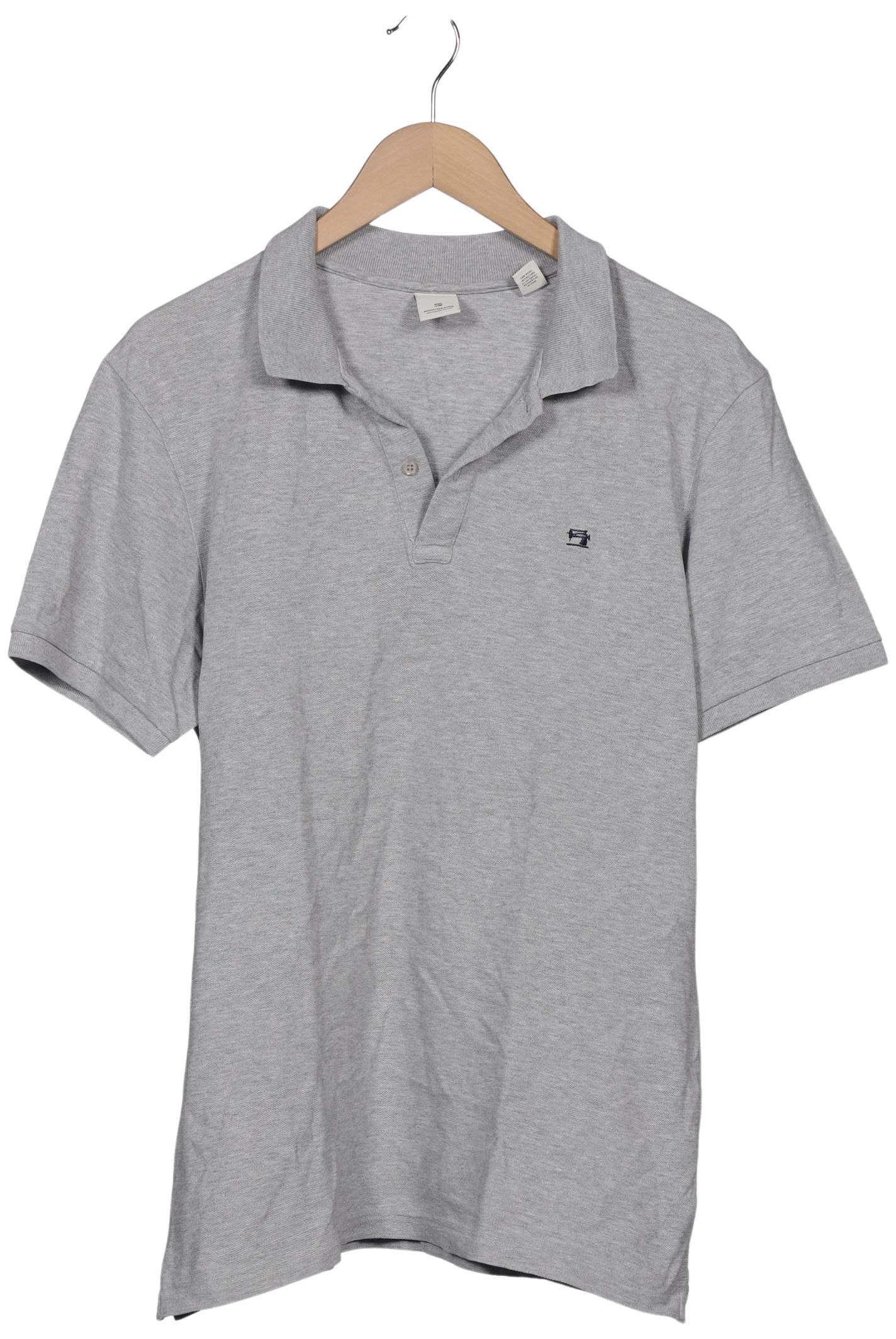 

Scotch & Soda Herren Poloshirt, grau, Gr. 52