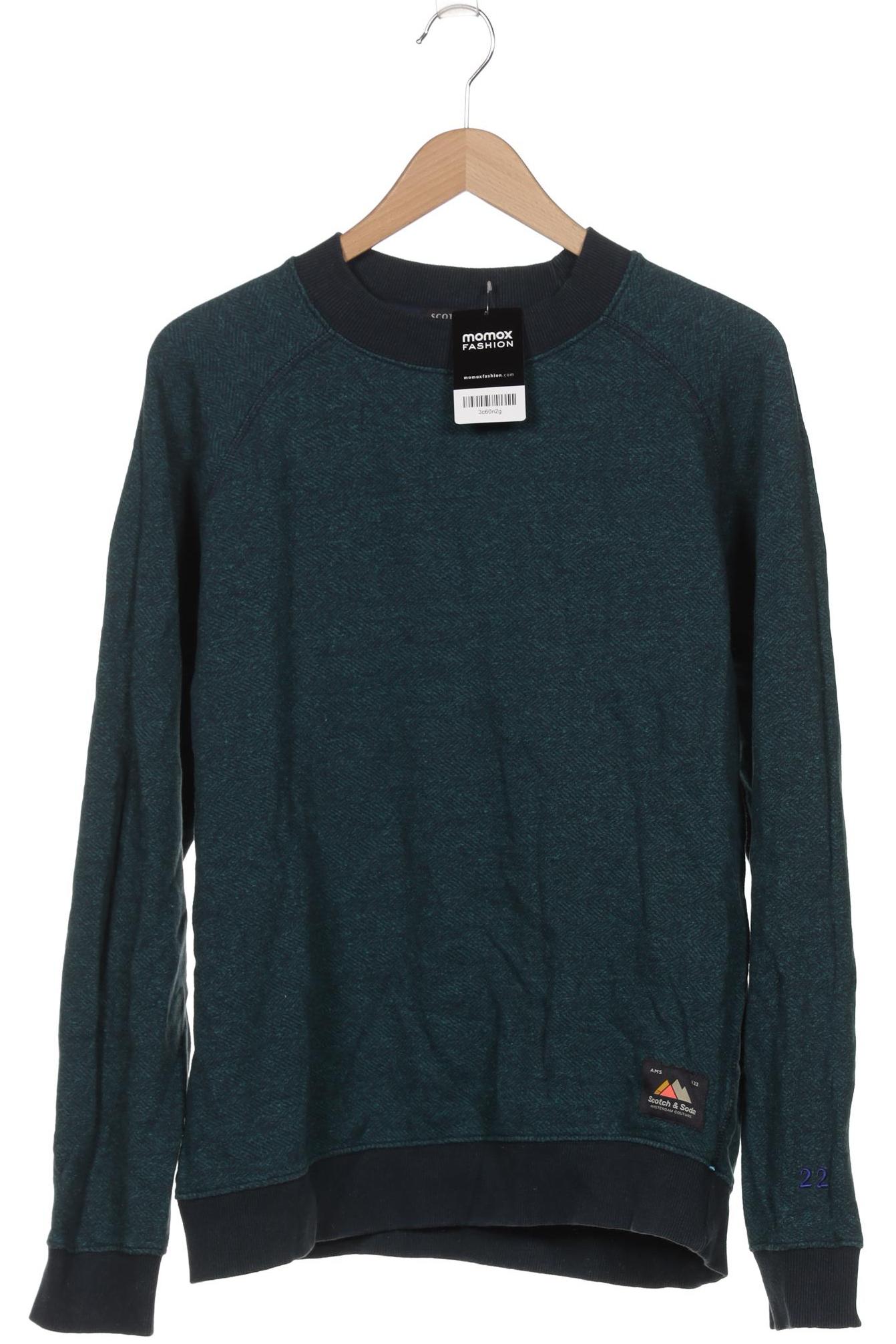 

Scotch & Soda Herren Sweatshirt, türkis, Gr. 52