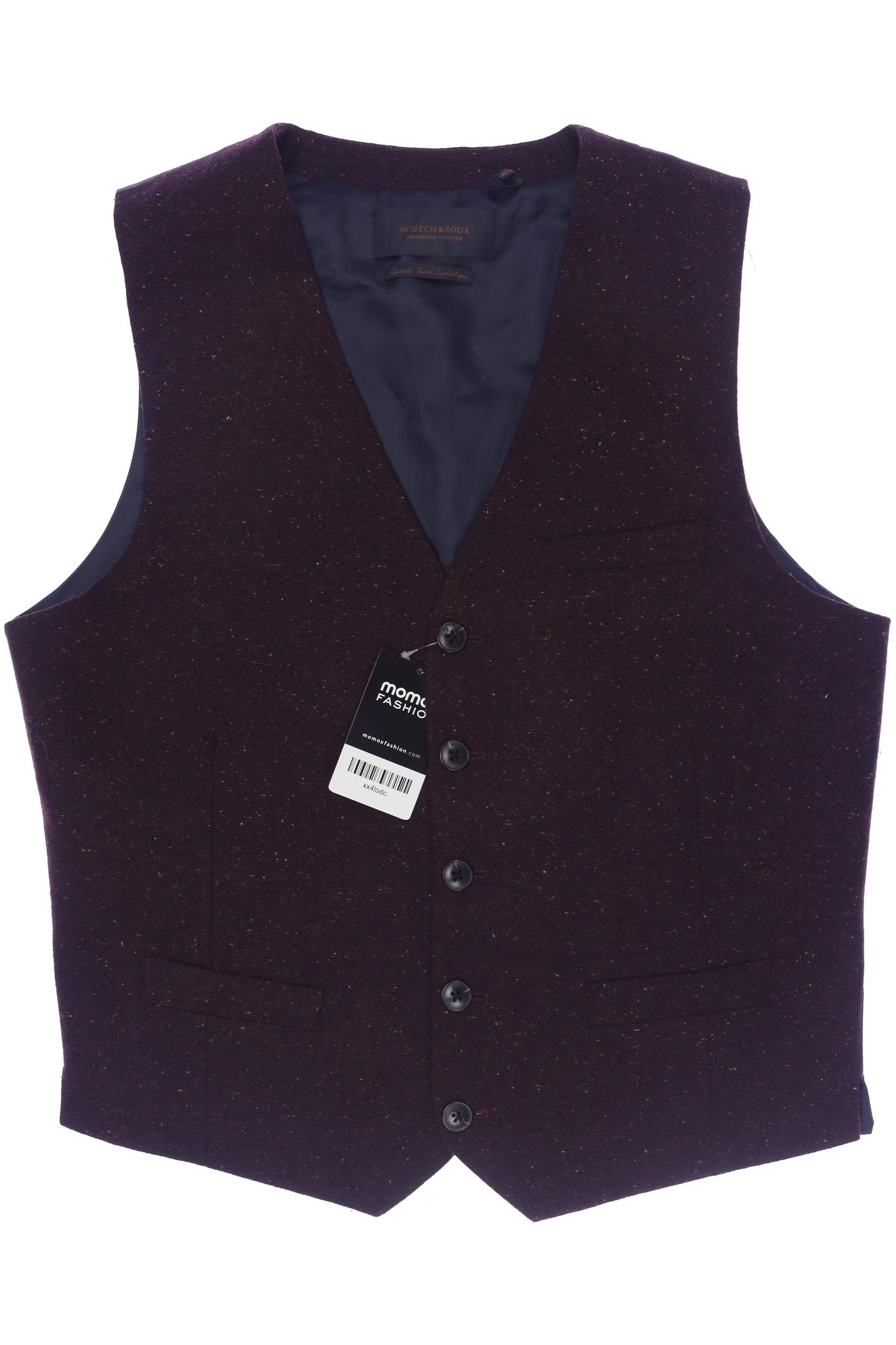 

Scotch & Soda Herren Weste, bordeaux, Gr. 48