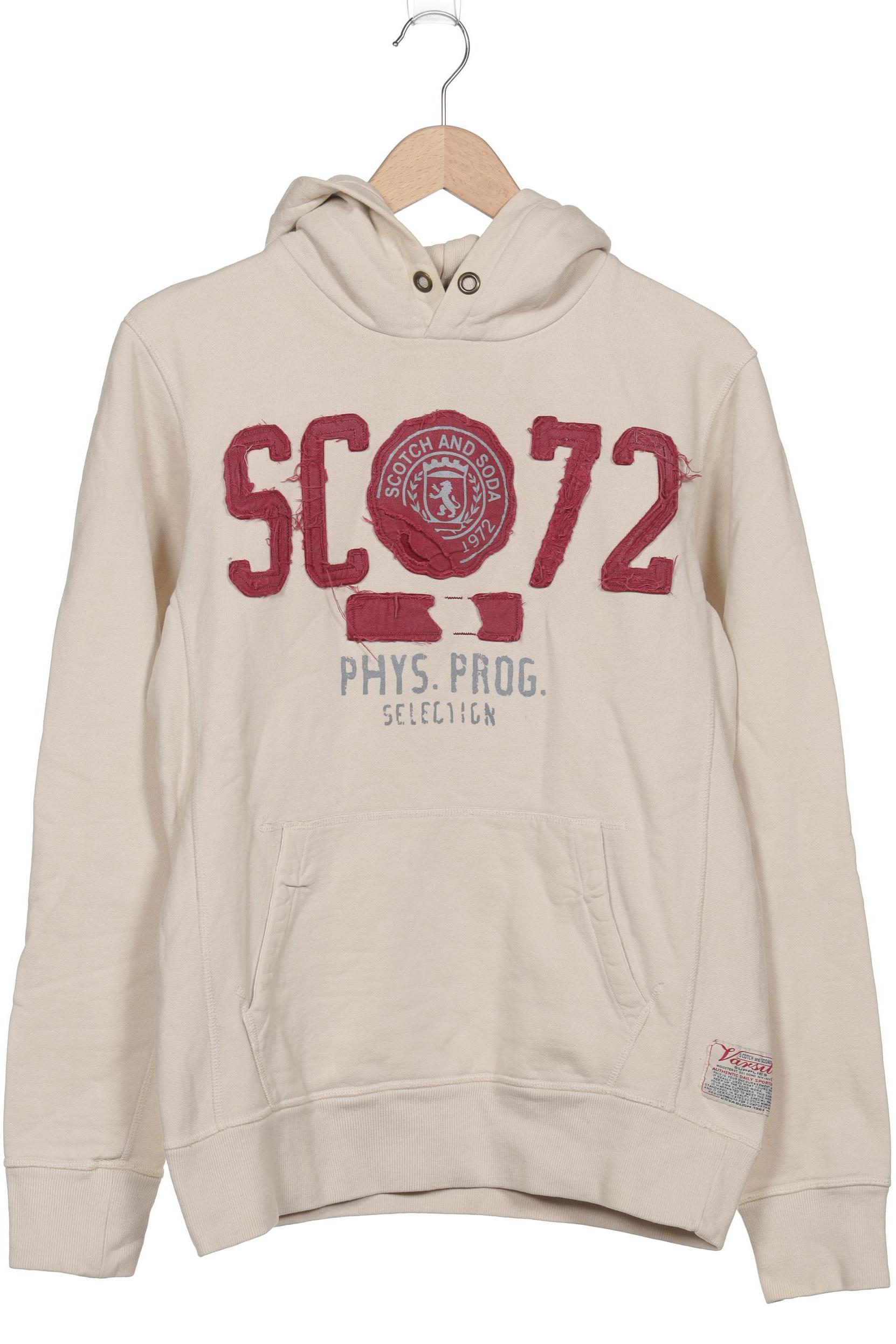 

Scotch & Soda Herren Kapuzenpullover, beige, Gr. 48
