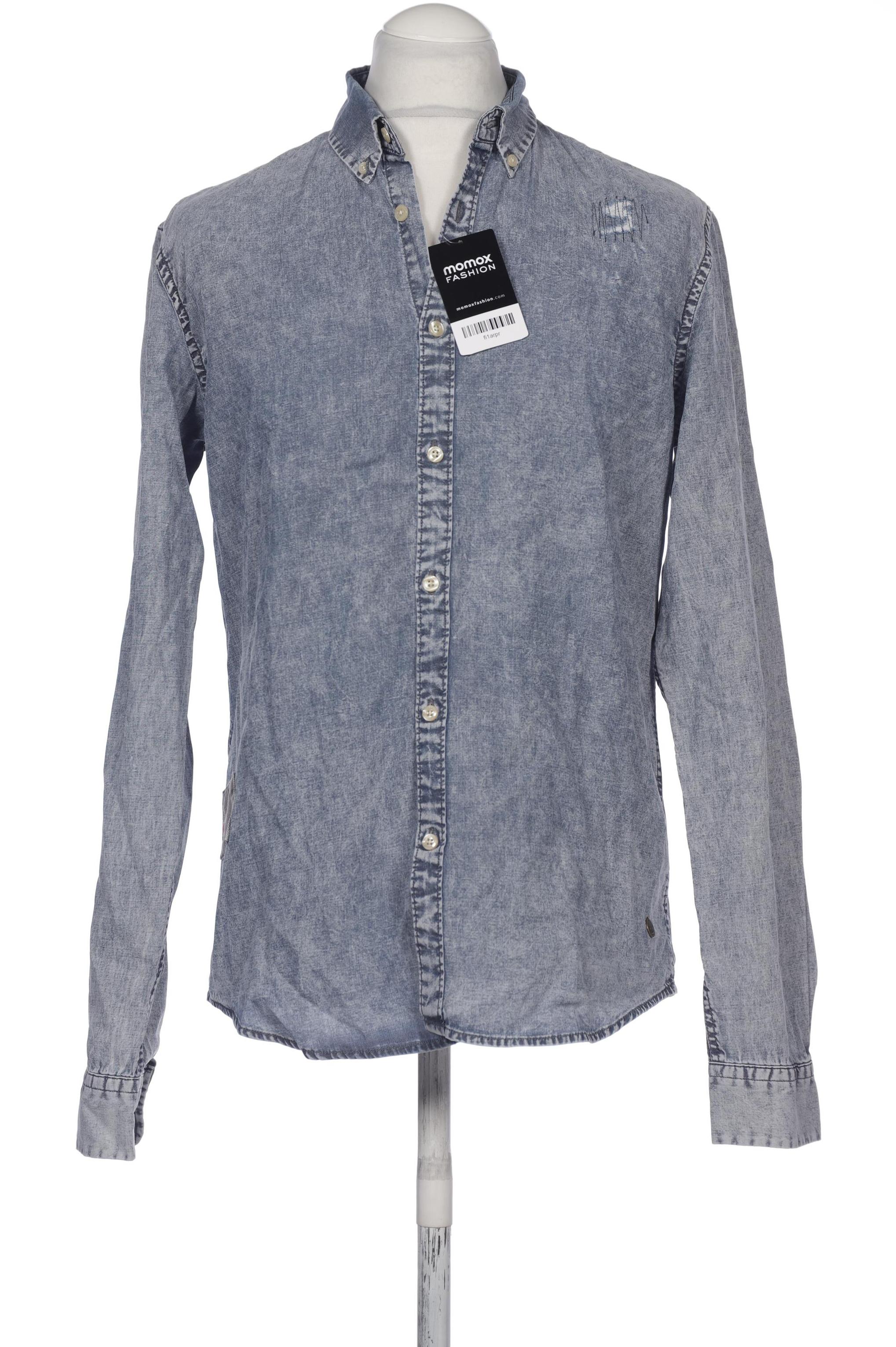 

Scotch & Soda Herren Hemd, blau, Gr. 52