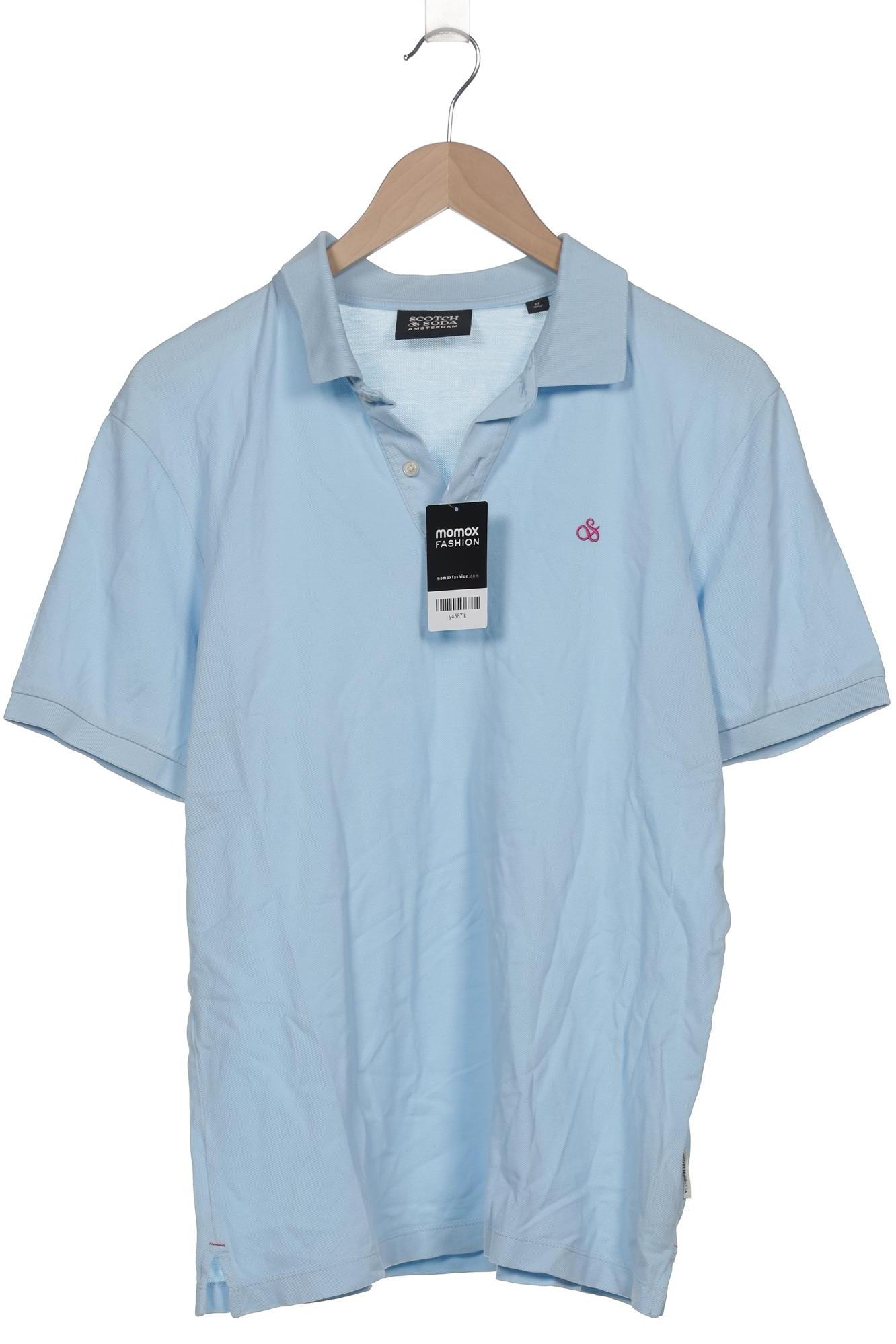 

Scotch & Soda Herren Poloshirt, hellblau, Gr. 48