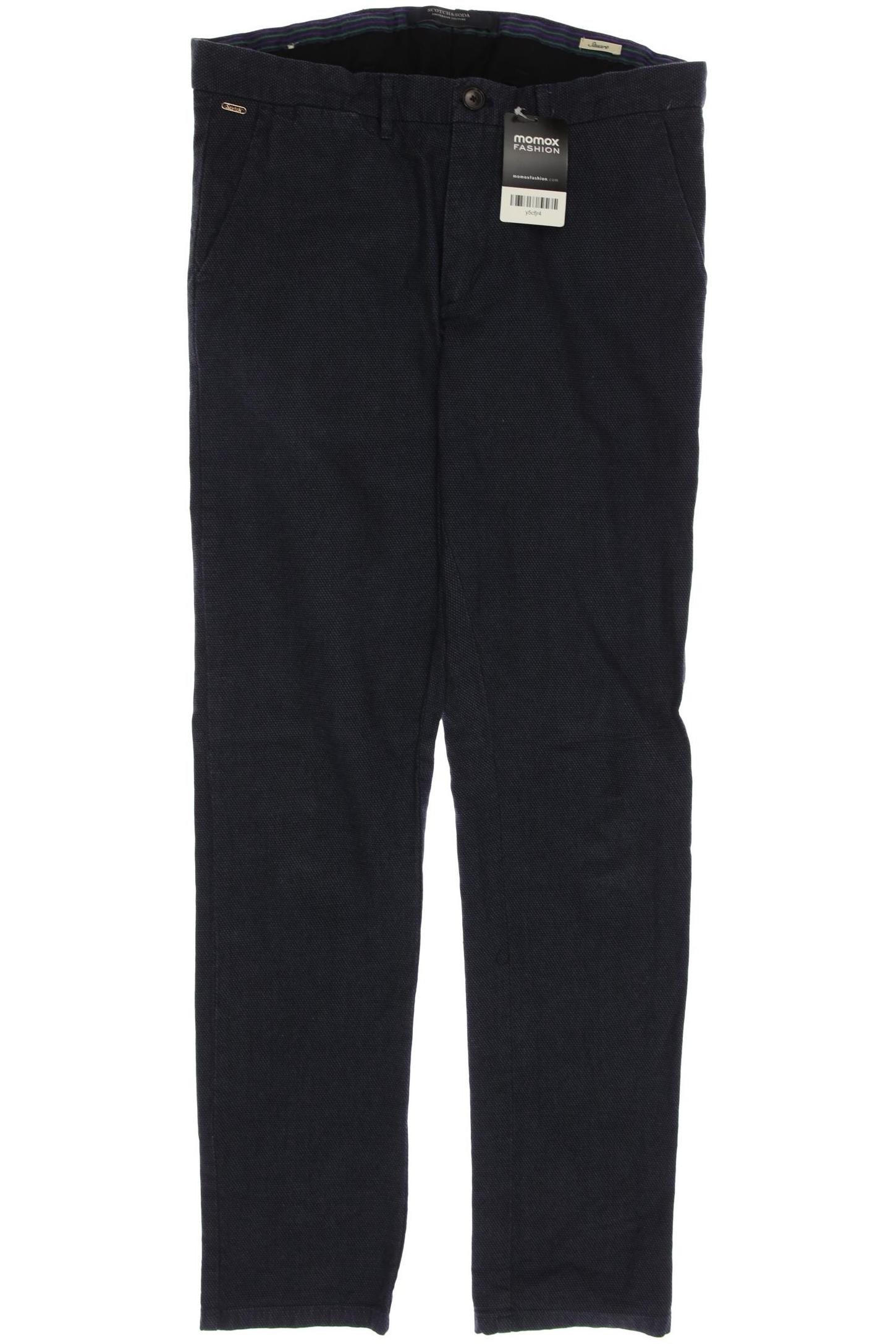 

Scotch & Soda Herren Stoffhose, marineblau