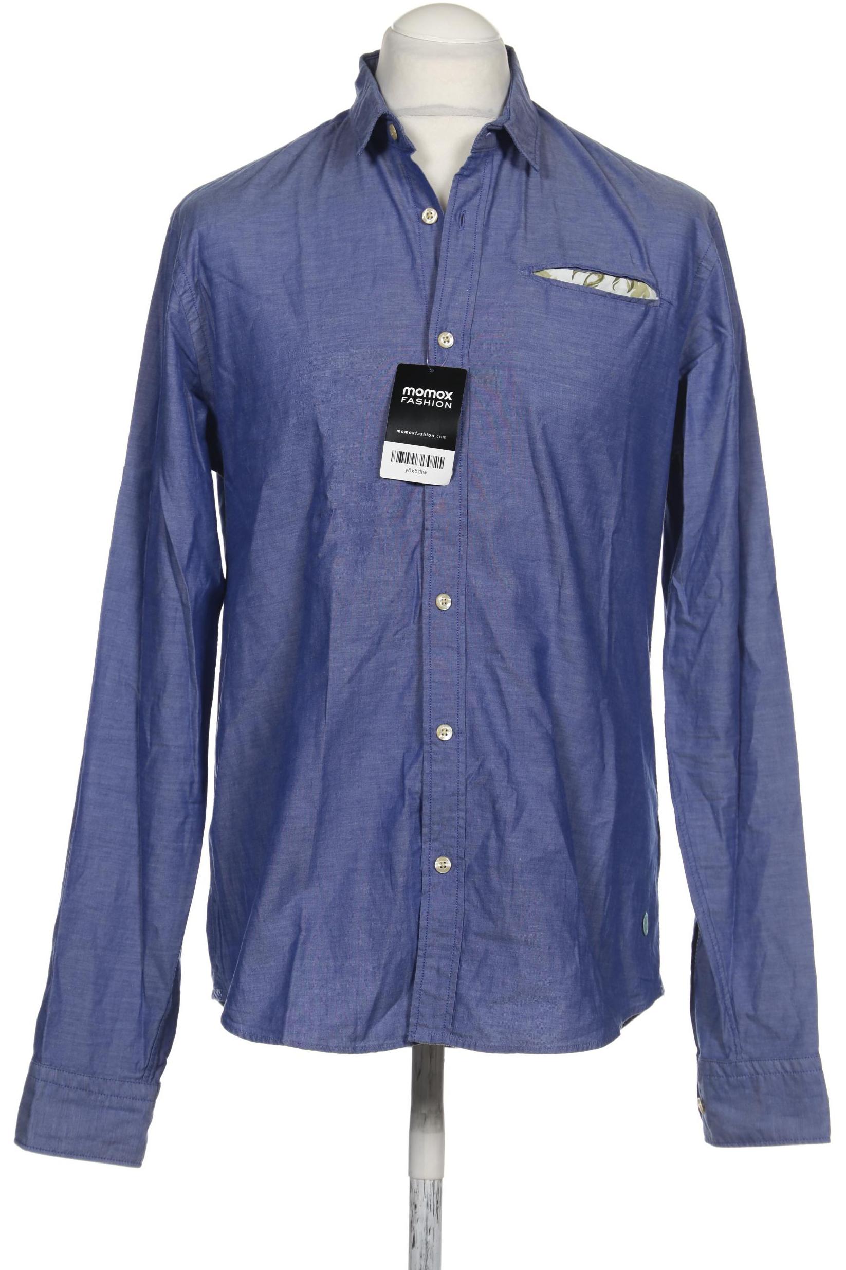 

Scotch & Soda Herren Hemd, blau