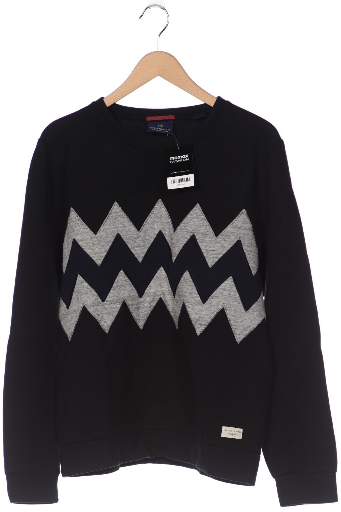 

Scotch & Soda Herren Sweatshirt, schwarz