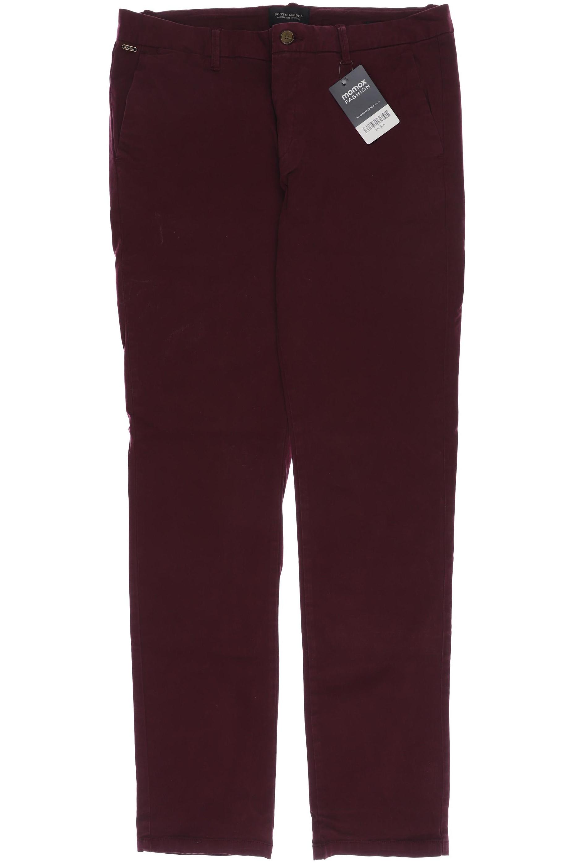 

Scotch & Soda Herren Stoffhose, bordeaux, Gr. 31