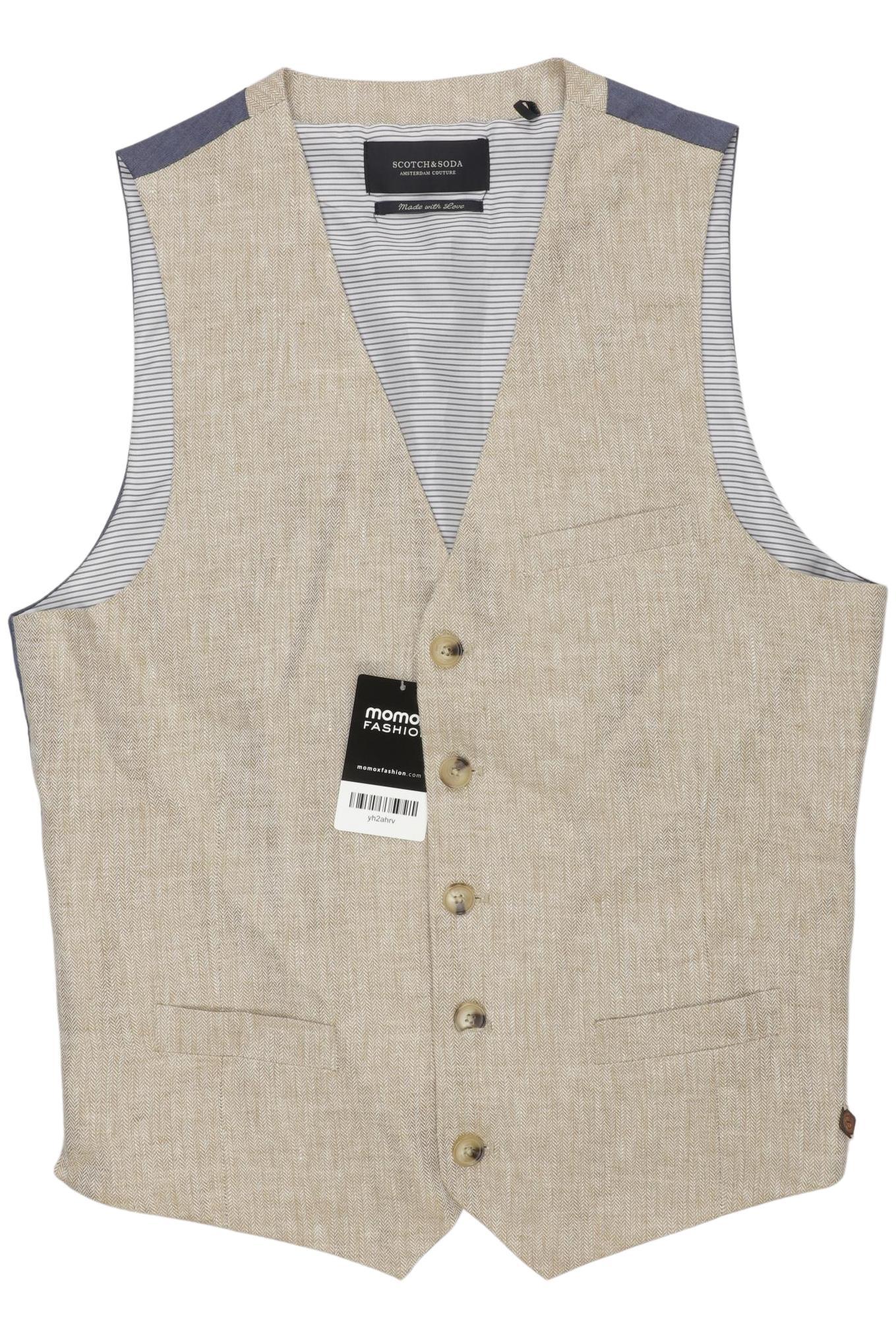 

Scotch & Soda Herren Weste, beige, Gr. 48