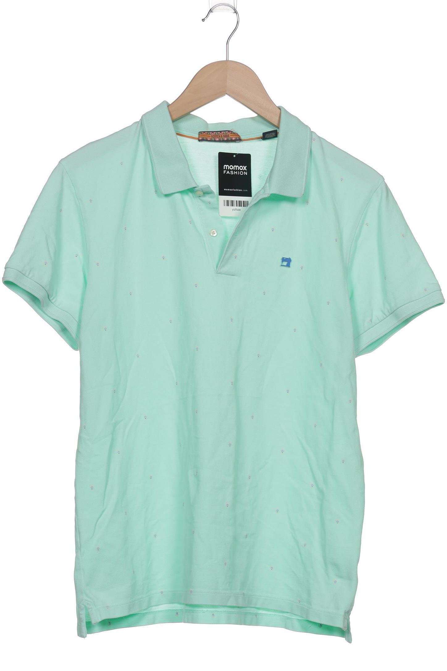 

Scotch & Soda Herren Poloshirt, türkis, Gr. 52
