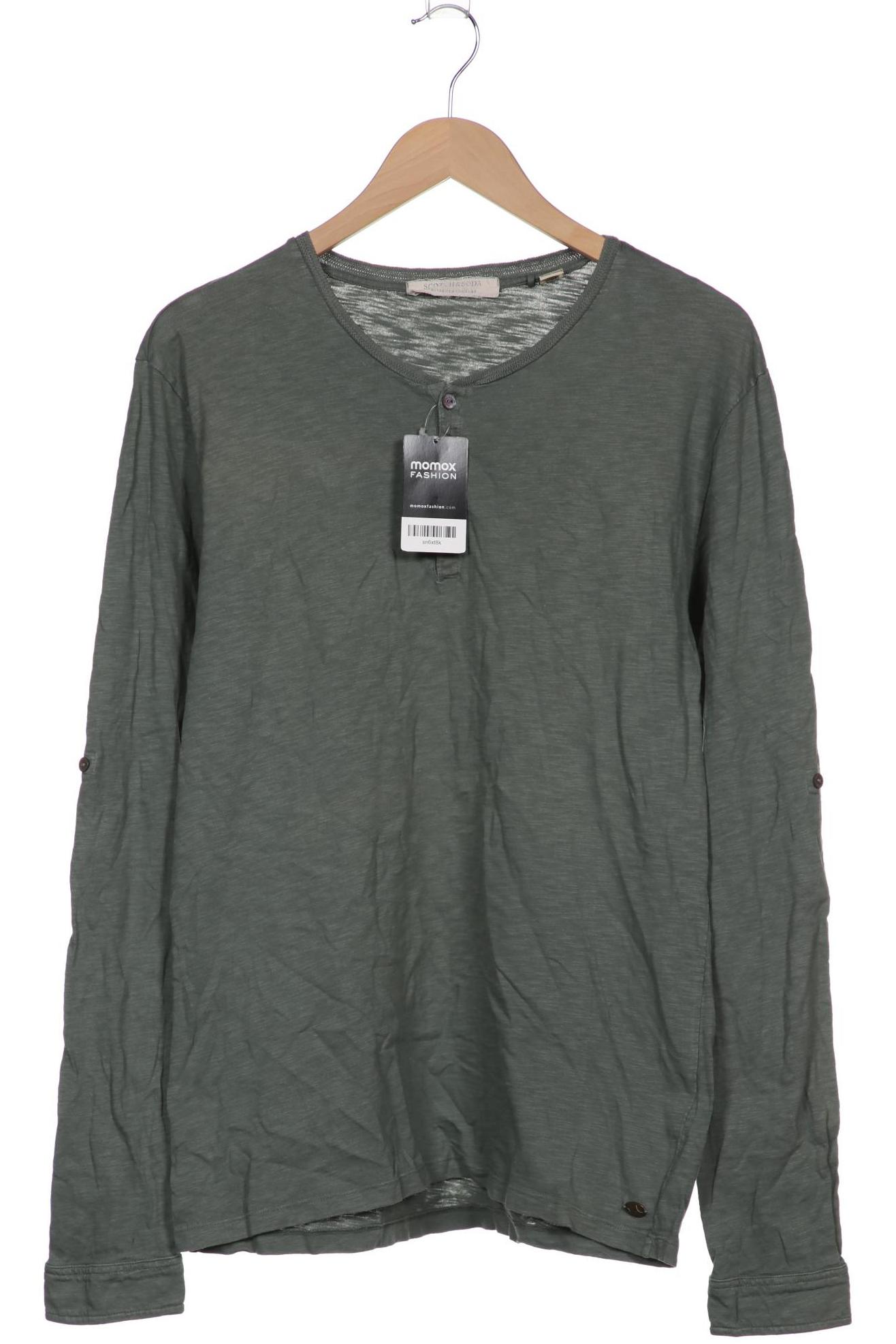 

Scotch & Soda Herren Langarmshirt, türkis, Gr. 52