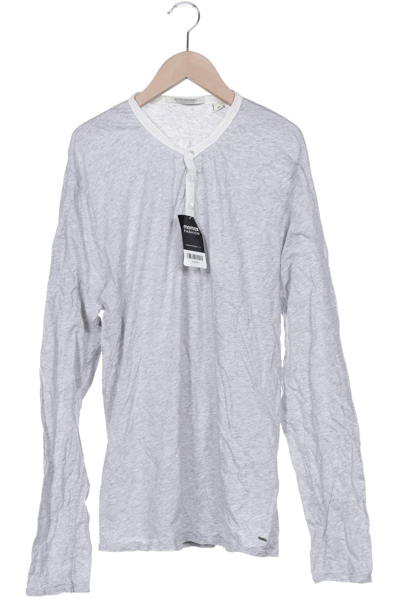 

Scotch & Soda Herren Langarmshirt, grau, Gr. 52