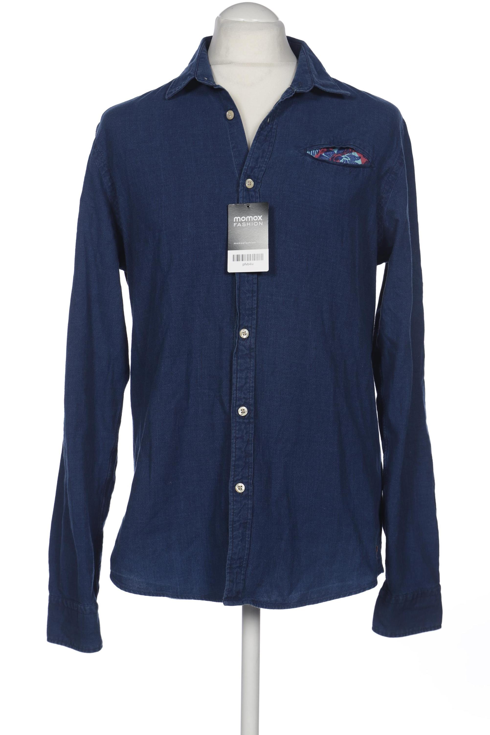 

Scotch & Soda Herren Hemd, marineblau, Gr. 52