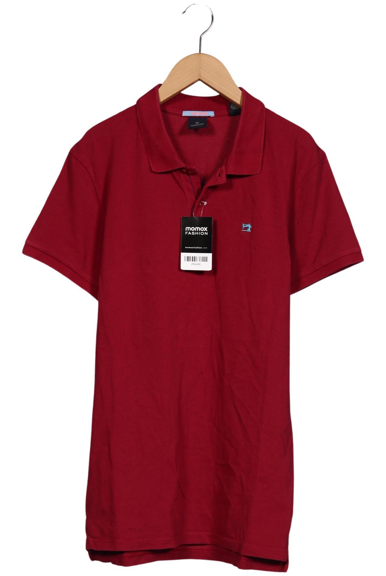 

Scotch & Soda Herren Poloshirt, bordeaux, Gr. 48