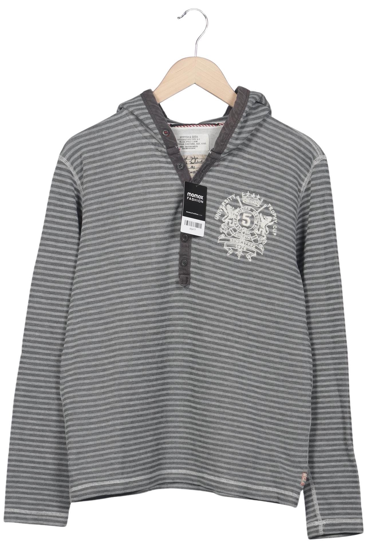 

Scotch & Soda Herren Kapuzenpullover, grau, Gr. 48