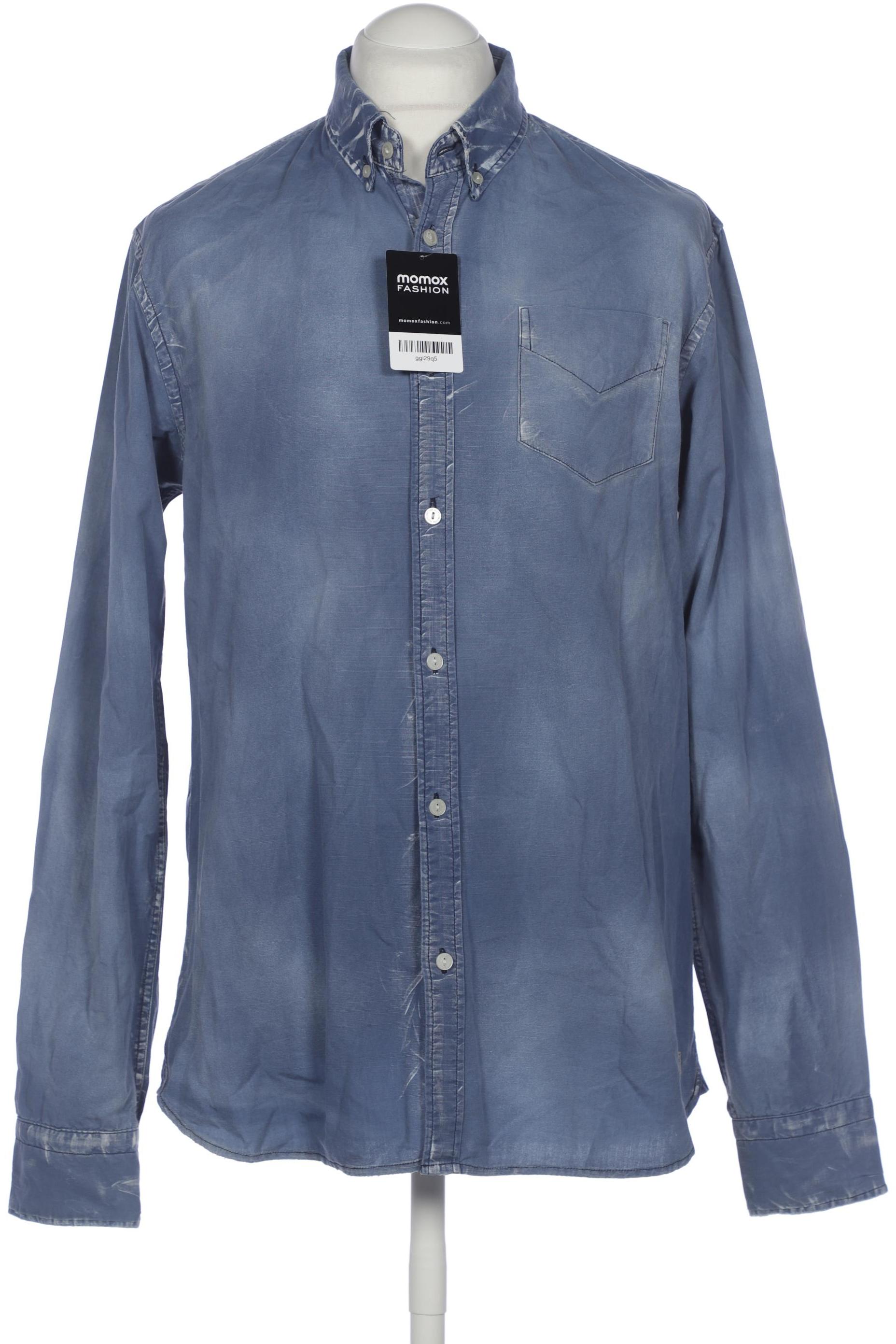 

Scotch & Soda Herren Hemd, blau, Gr. 52