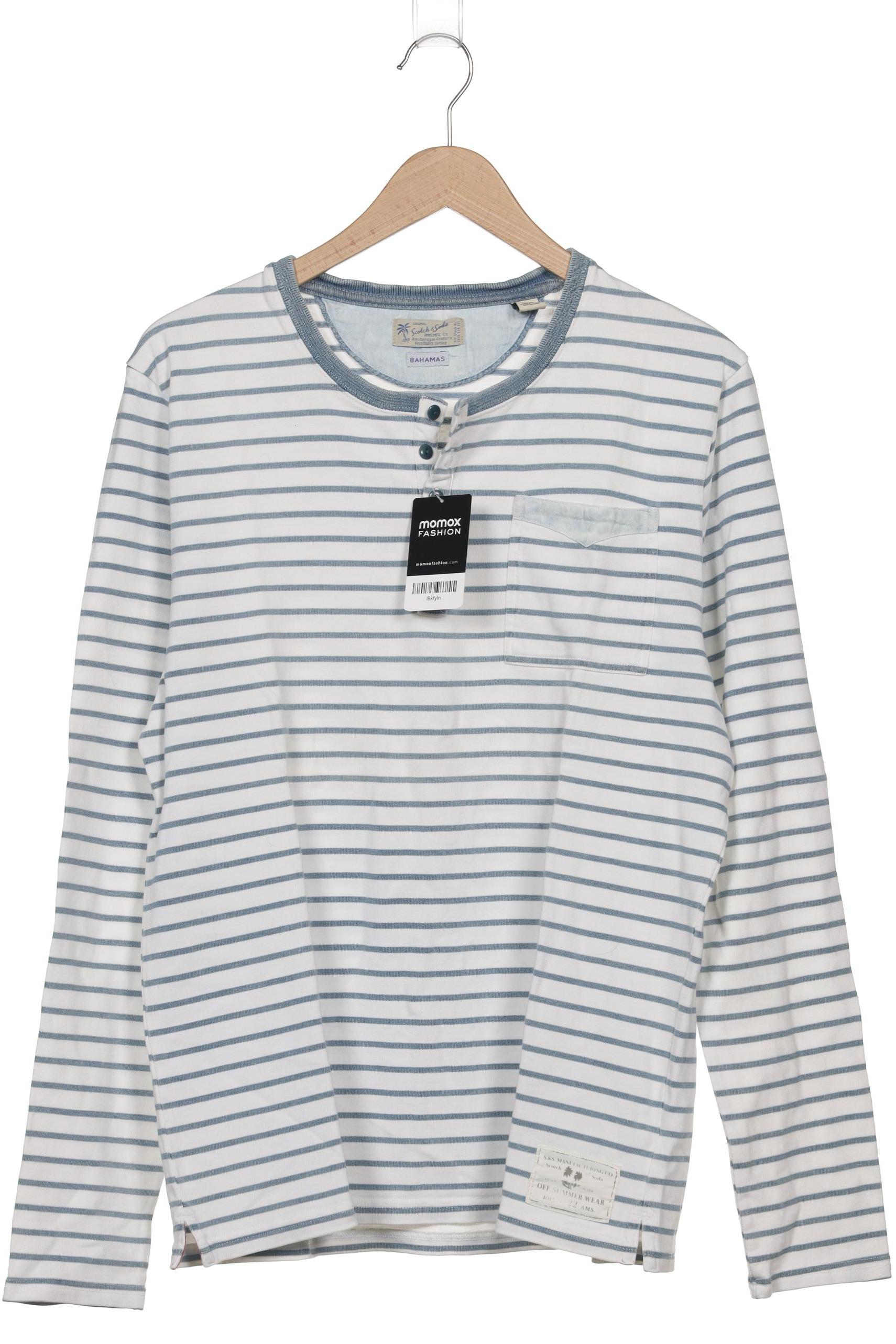 

Scotch & Soda Herren Langarmshirt, weiß, Gr. 52