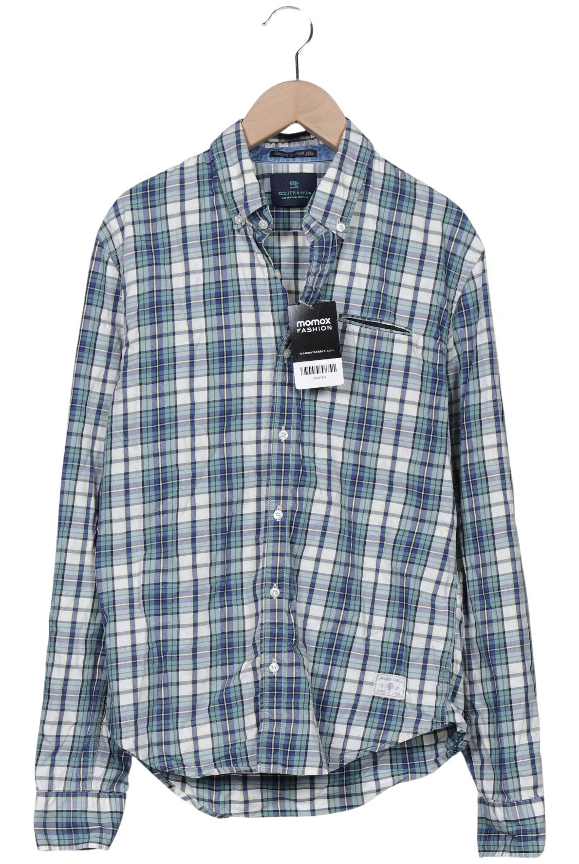 

Scotch & Soda Herren Hemd, blau, Gr. 46