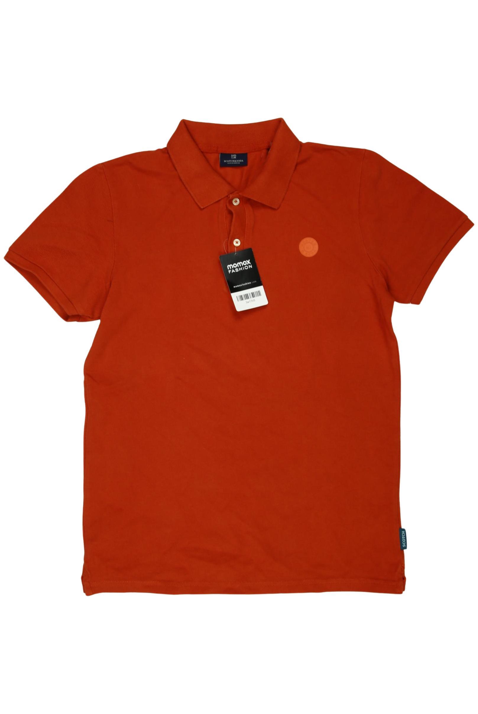 

Scotch & Soda Herren Poloshirt, orange, Gr. 182
