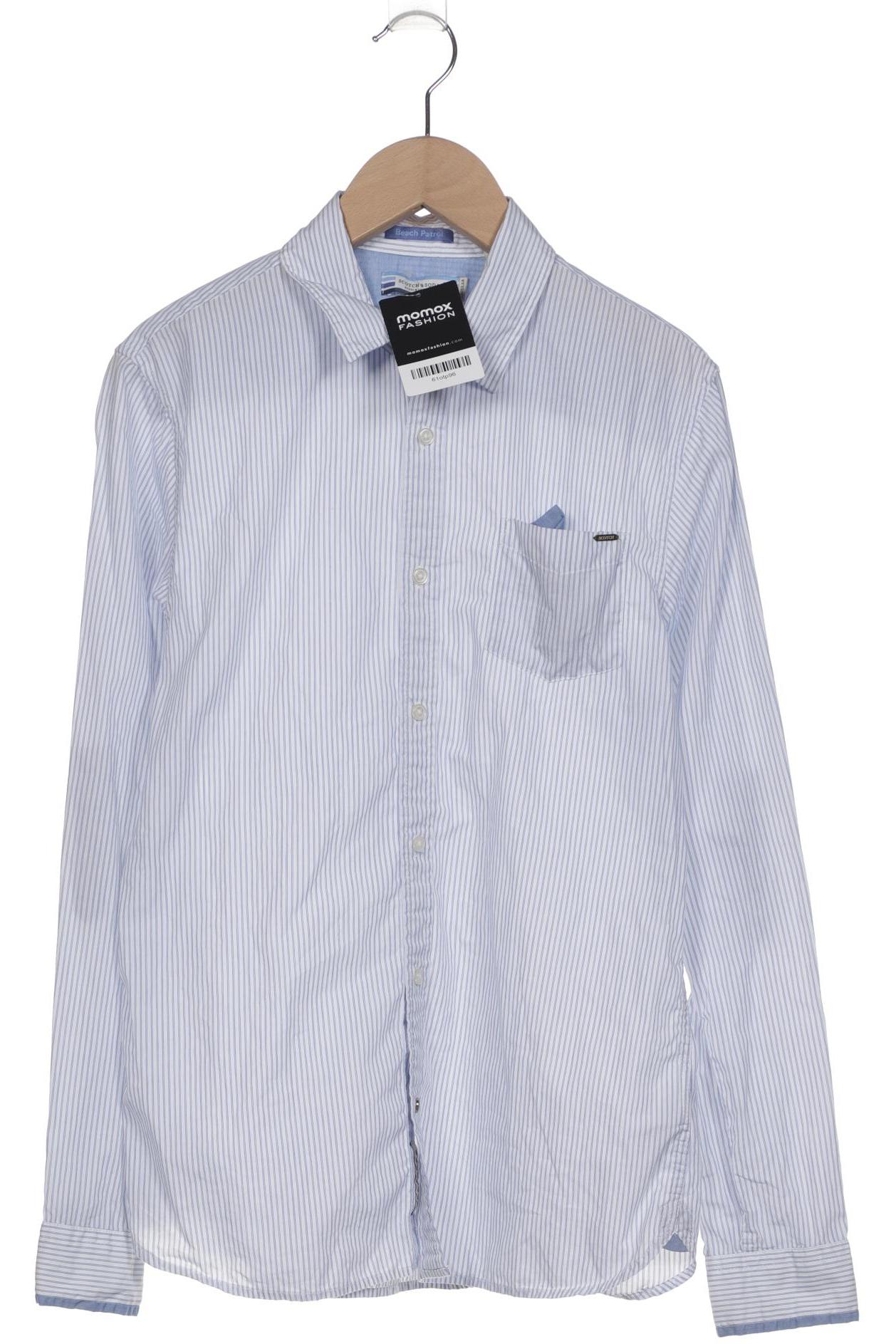 

Scotch & Soda Herren Hemd, blau, Gr. 14