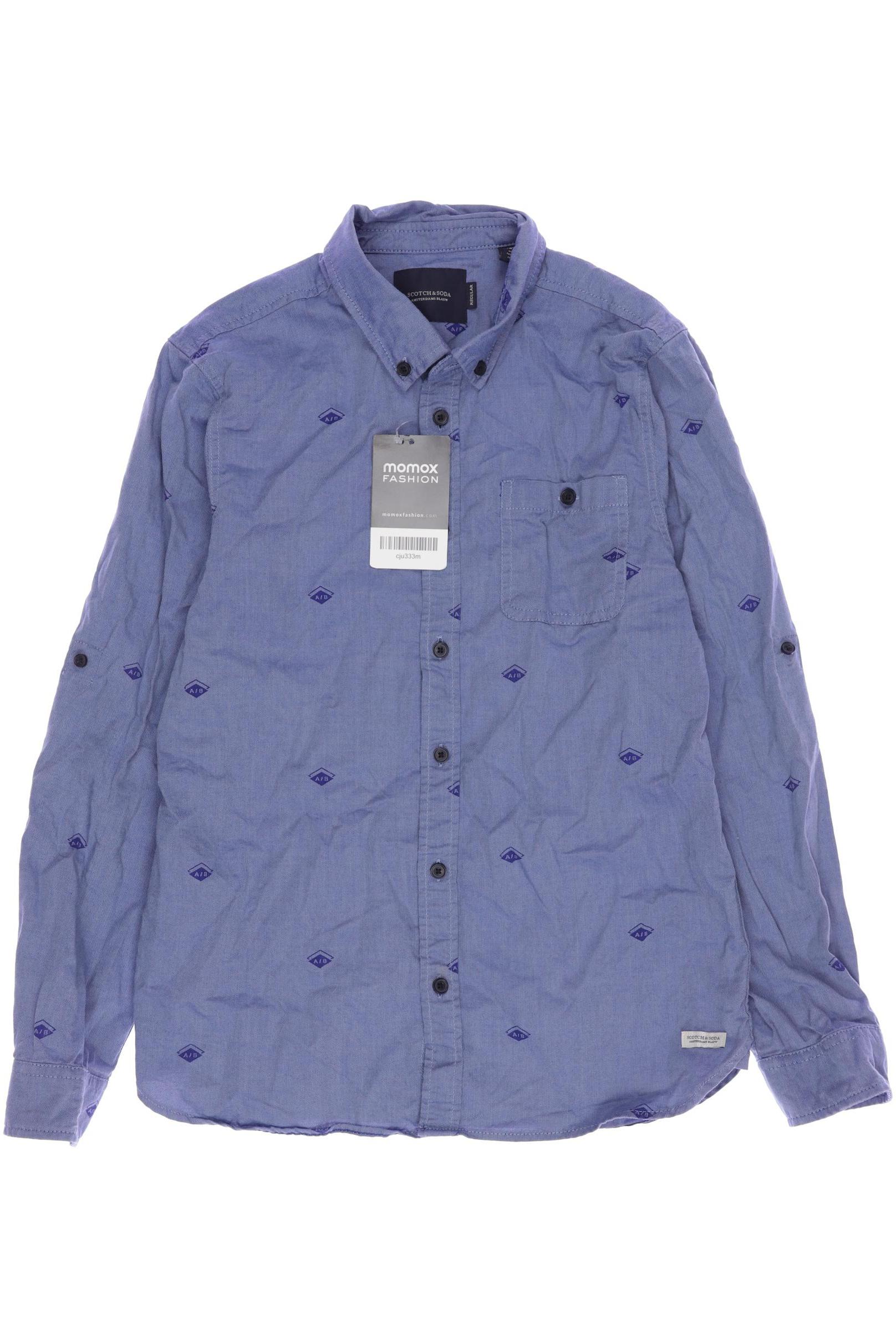 

Scotch & Soda Herren Hemd, blau, Gr. 140